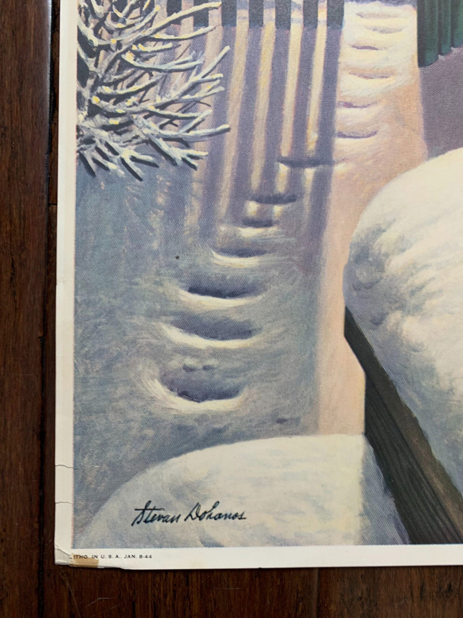 22x28 1944 Newstand Poster Saturday Evening Post - Art By Stevan Dohanos frozen Milk - 3