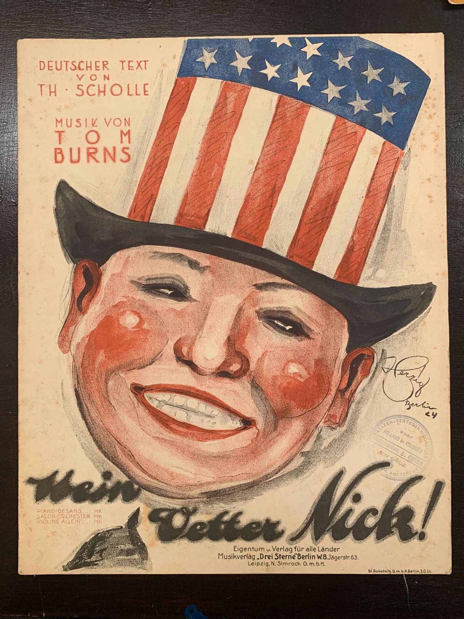 Popular Music - Irving Berlin, Art Deco. (1920's) International Sheet Music (x46) - 7