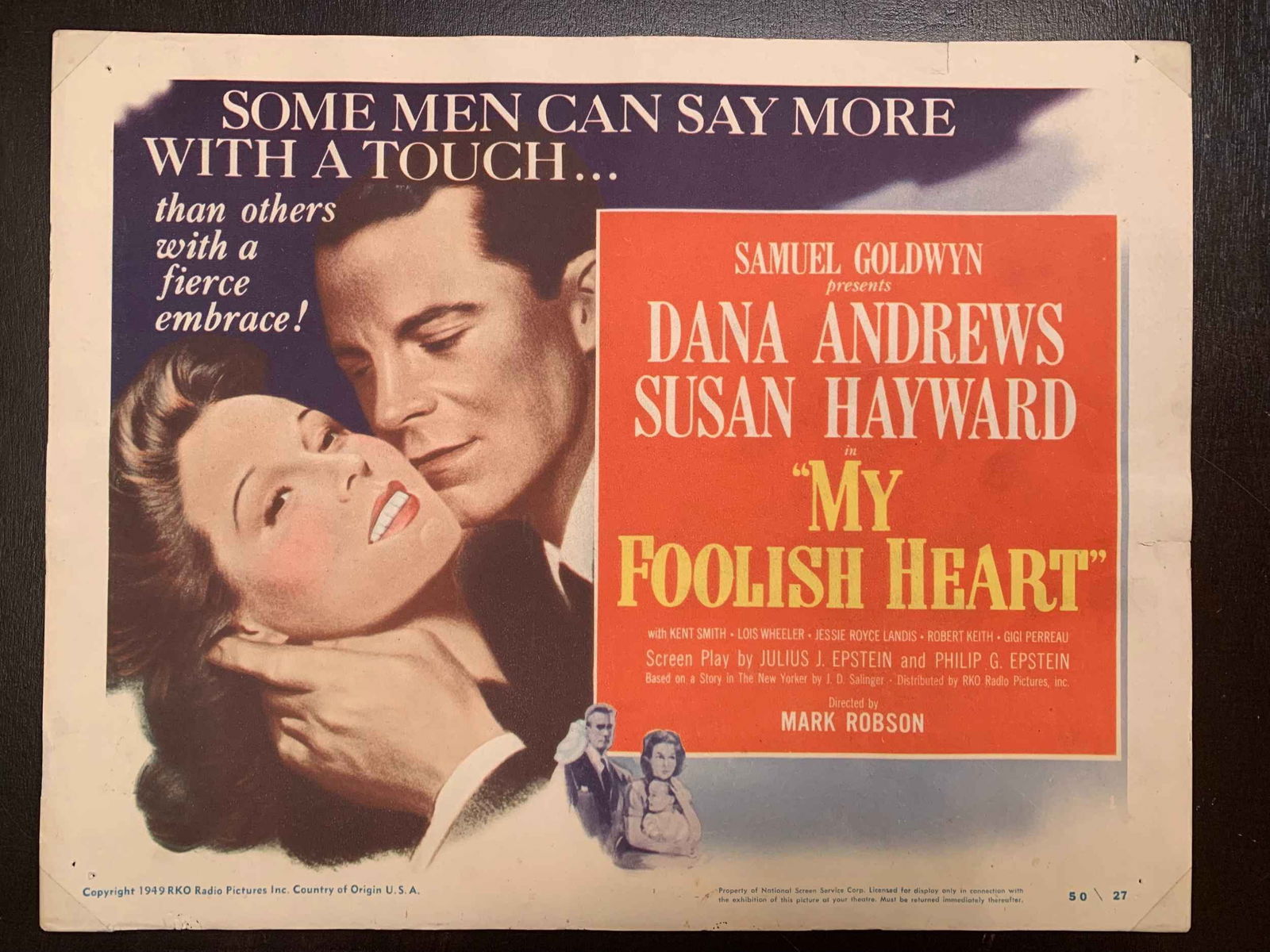 Drama Title Card Bundle (1940-60) US Title Card Movie Posters x6 - 3