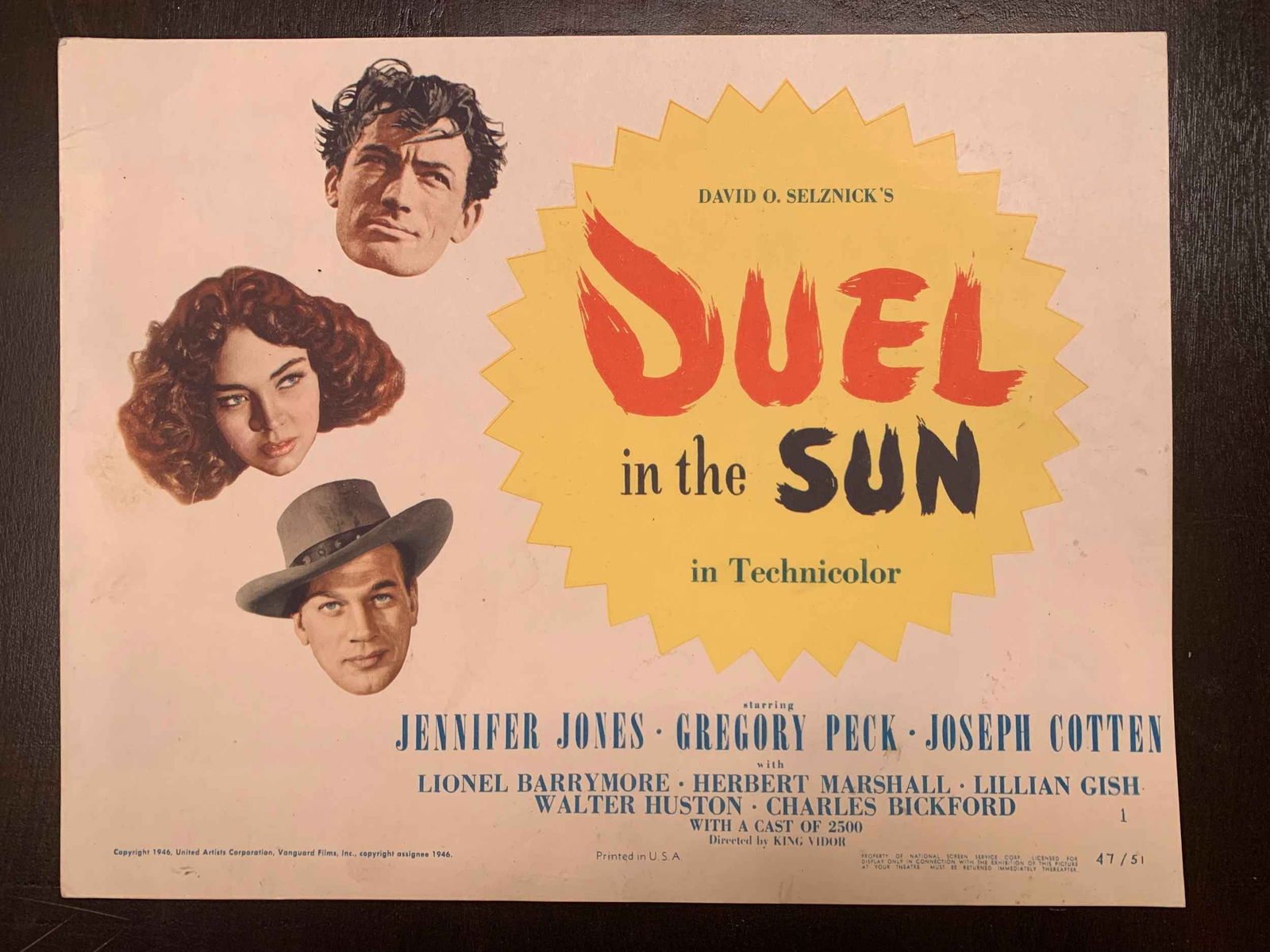 Drama Title Card Bundle (1940-60) US Title Card Movie Posters x6 - 6