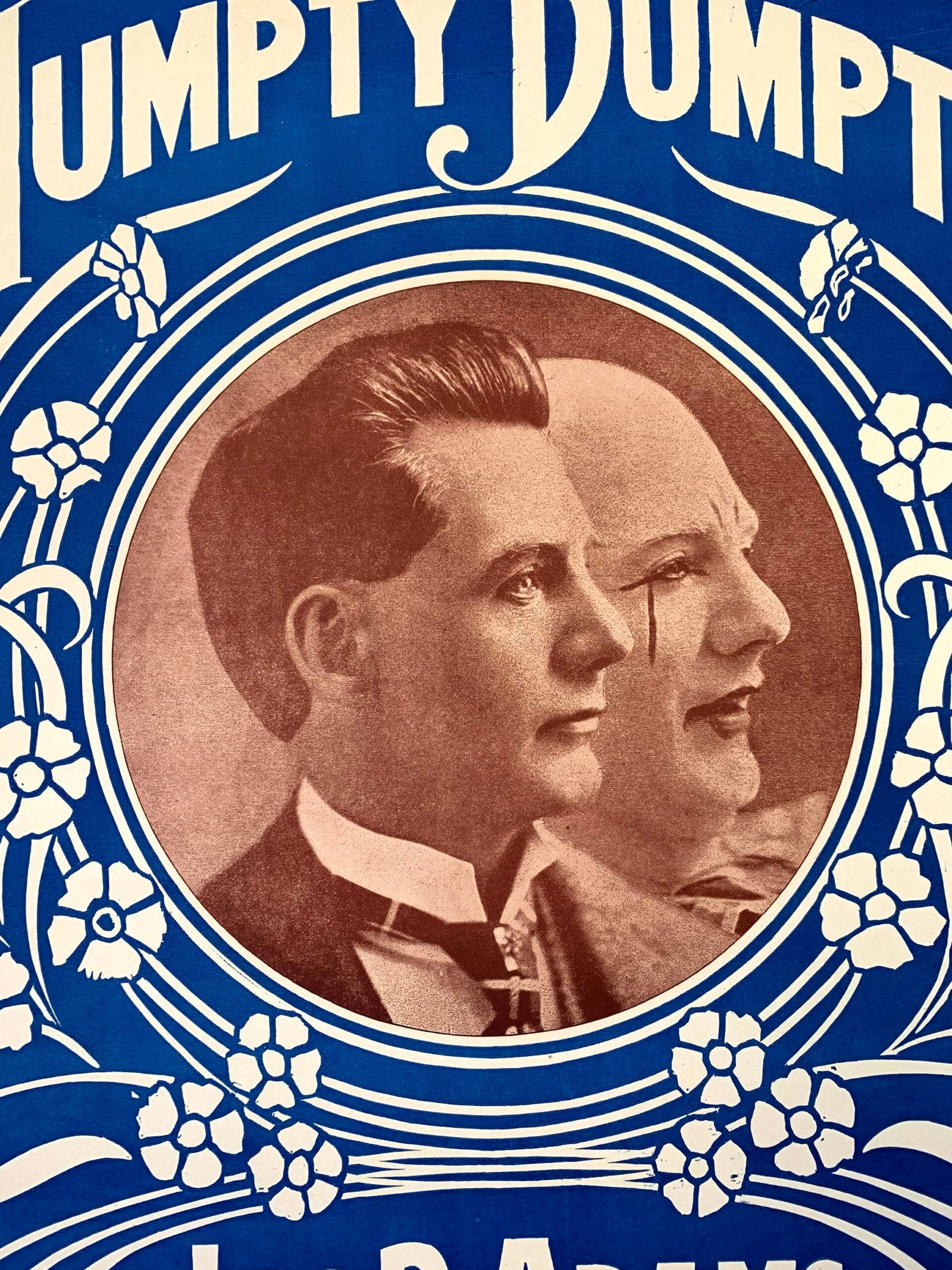 Humpty-dumpty - Ravel - James R. Adams (1900's) 20.5x28.75 US Circus Advertising Poster LB - 2