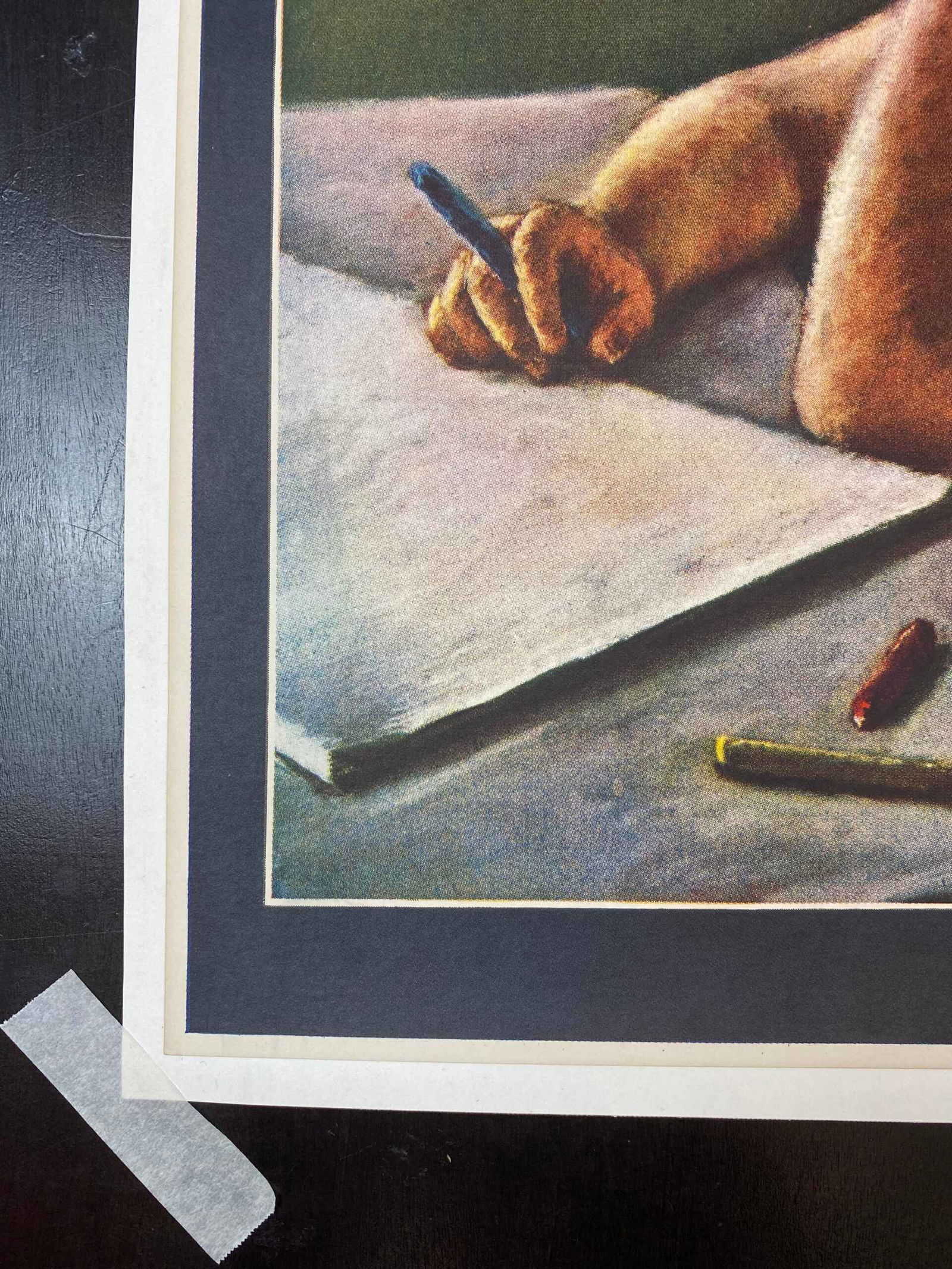 22x28 1946 Newstand Poster Saturday Evening Post - Art By Alexander Brook future Author LB - 2