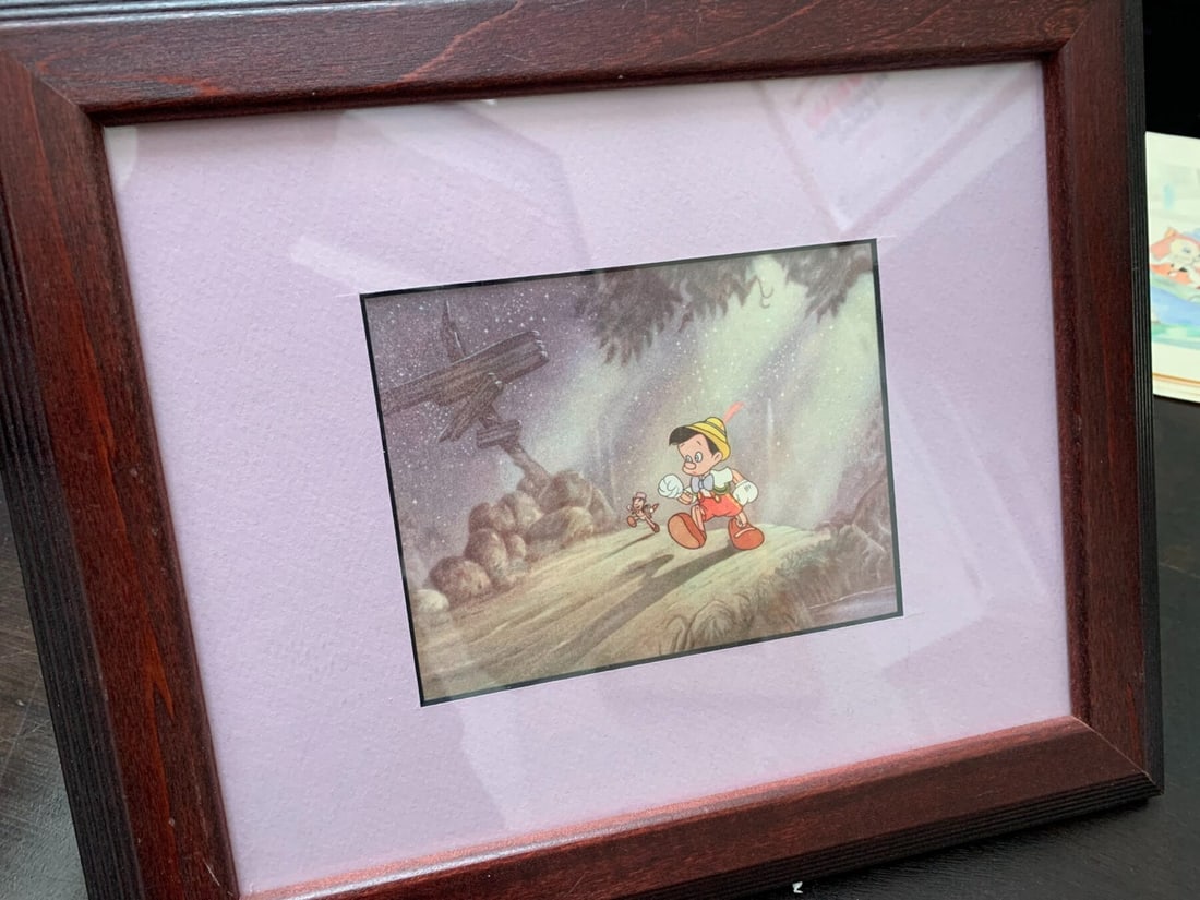 Disney Bundle (pinocchio, Donald, Bullfighter & Sir. Giles) (1950's) 9x12 Animation Artwork - 8