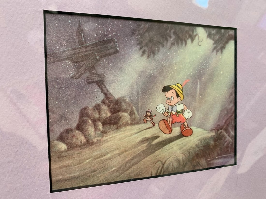 Disney Bundle (pinocchio, Donald, Bullfighter & Sir. Giles) (1950's) 9x12 Animation Artwork - 9