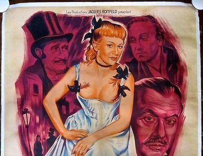 Nana (1955) C.O.O. French 1 Panel Poster- Martine Carol Art LB - 3