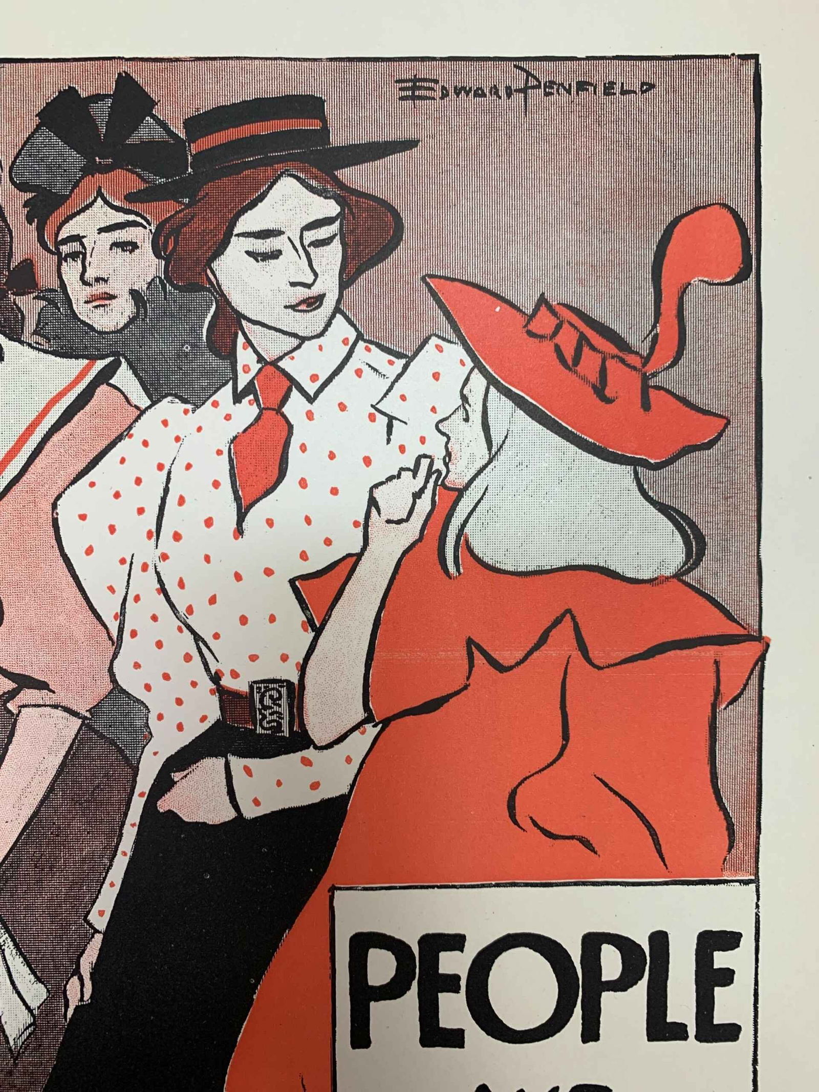 Harper's Bazaar & Edward Penfield - Bookmark (1899) 8 x 11.625 US Advertising Poster - 2