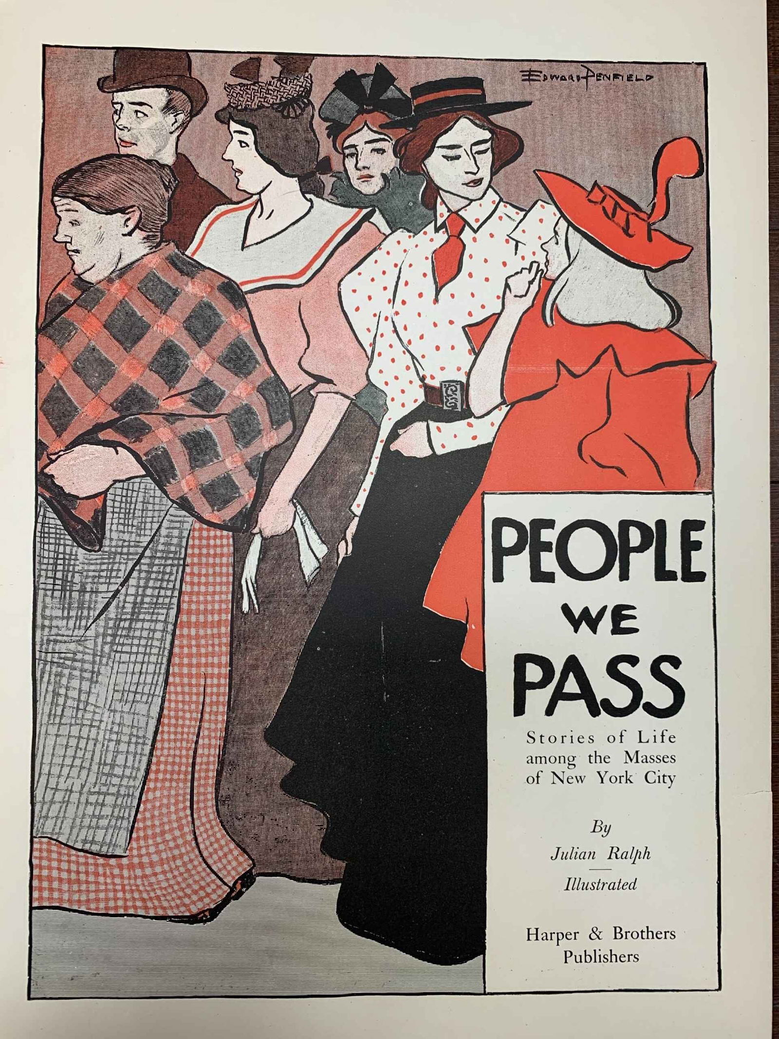 Harper's Bazaar & Edward Penfield - Bookmark (1899) 8 x 11.625 US Advertising Poster - 3