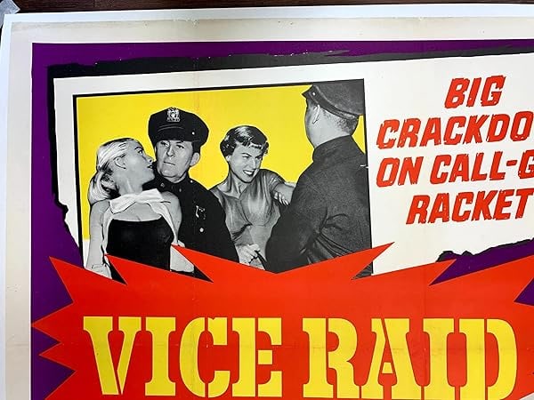 Vice Raid - Mamie Van Doren (1960) UK Quad Movie Poster LB - 4