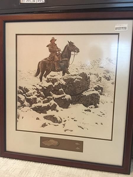 Riding The High Country - By James Bama - With Arrowheads (1991) - Framed: Riding The High Country - By James Bama - With Arrowheads (1991) - Framed Please refer to the attached photos to determine the condition of this original vintage item. Note: LB means Linen Backed. Rea