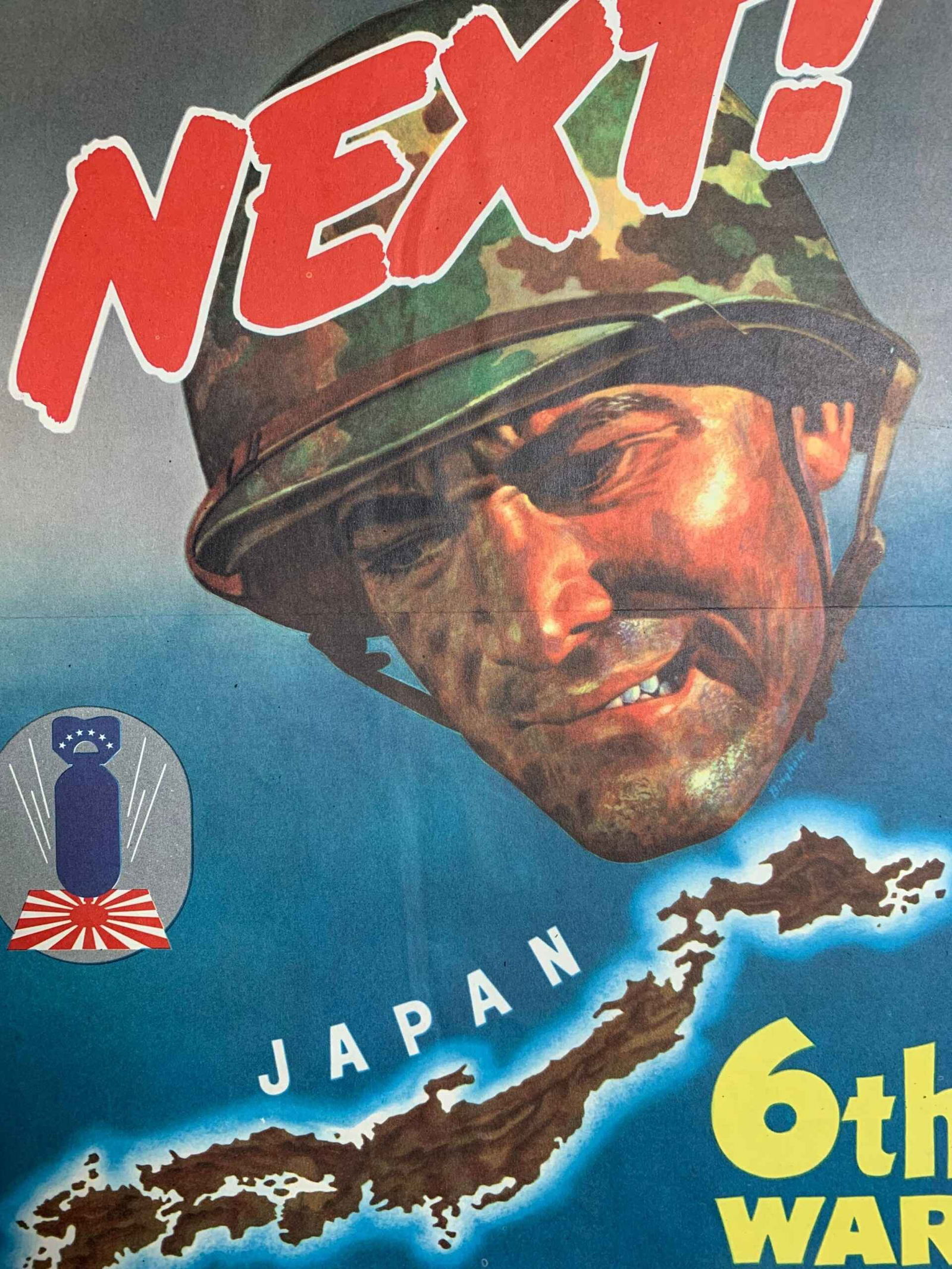 Next 6th War Loan (1942) 10 x 14 US War Bond Poster - Unused - 5