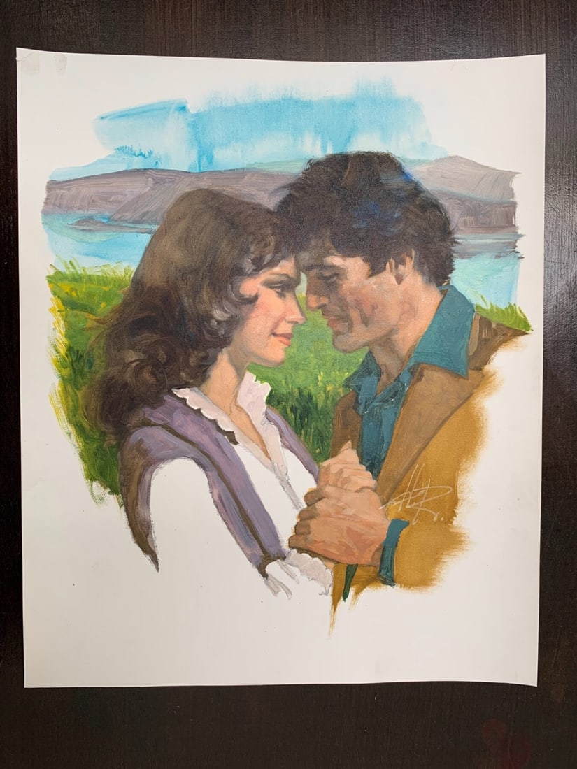 Watercolor Illustration Artwork - Art By Howard Rogers Book Cover (1957) 9.5x11.75 Watercolor: Watercolor Illustration Artwork - Art By Howard Rogers Book Cover (1957) 9.5x11.75 Watercolor Paintings (x2) Please refer to the attached photos to determine the condition of this original vintage