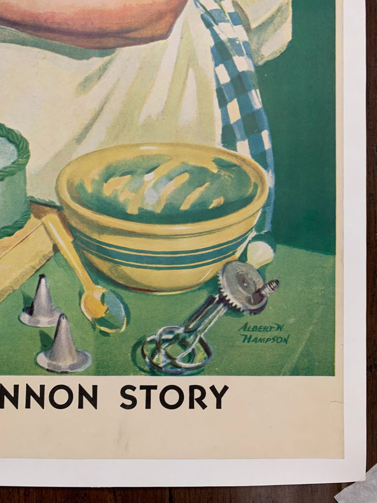 22x27.5 1940 Newstand Poster Saturday Evening Post - Art By Albert W. Hampson st. Paddy Cake For - 4