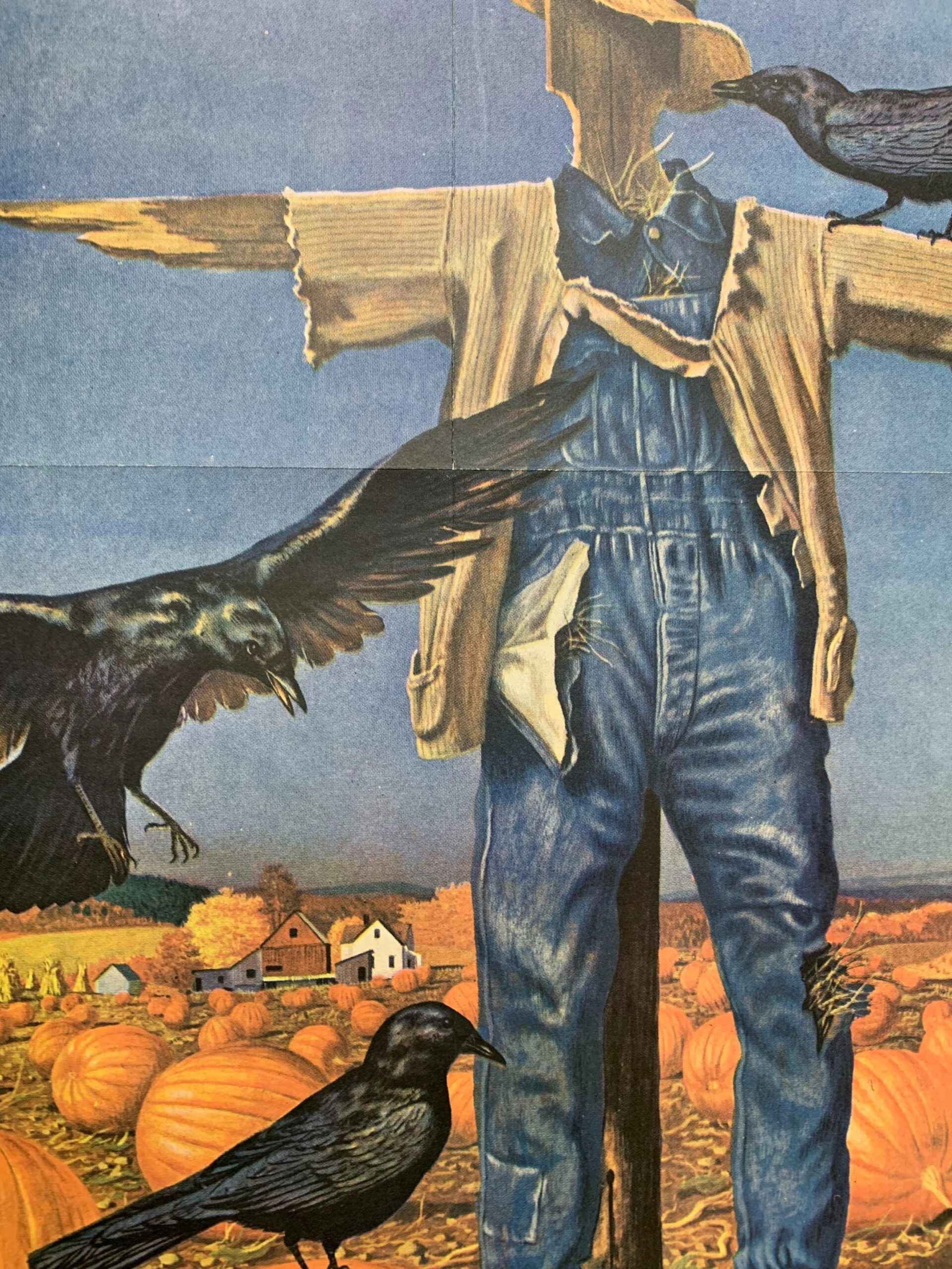 22x28 1946 Newstand Poster Saturday Evening Post - Art By John Atherton scarecrow - 4