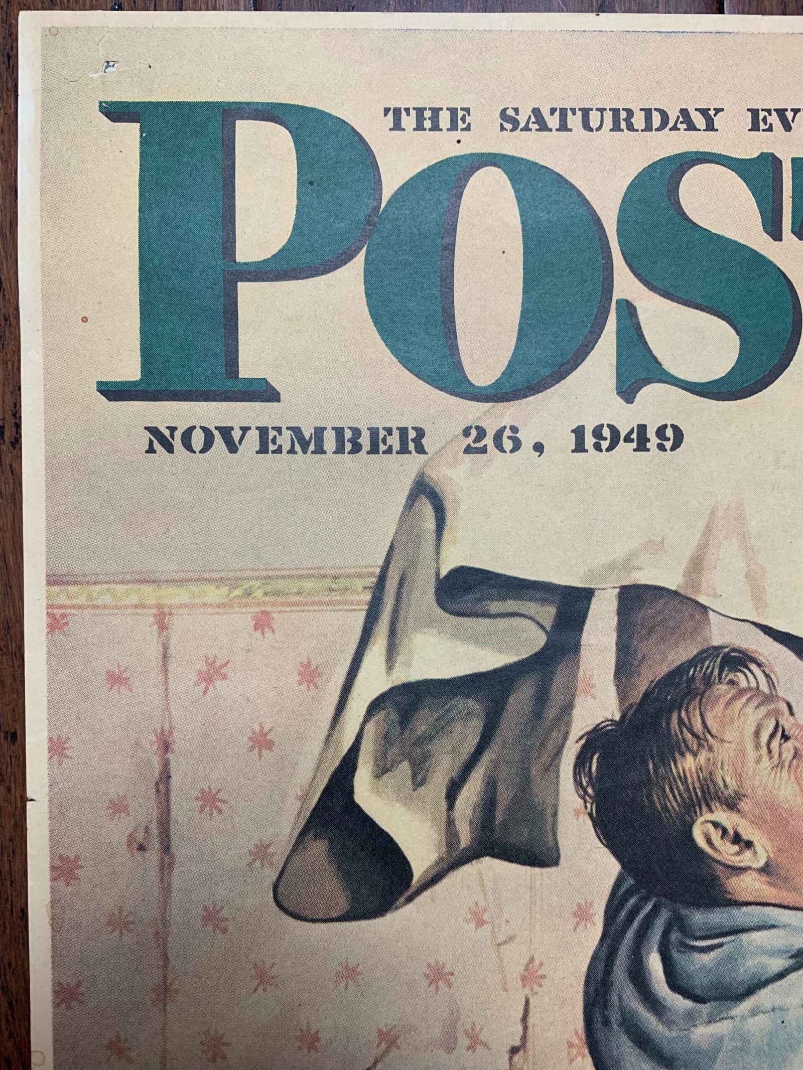 22x28 1949 Newstand Poster Saturday Evening Post - Art By Stevan Dohanos renegade Wallpaper - 2