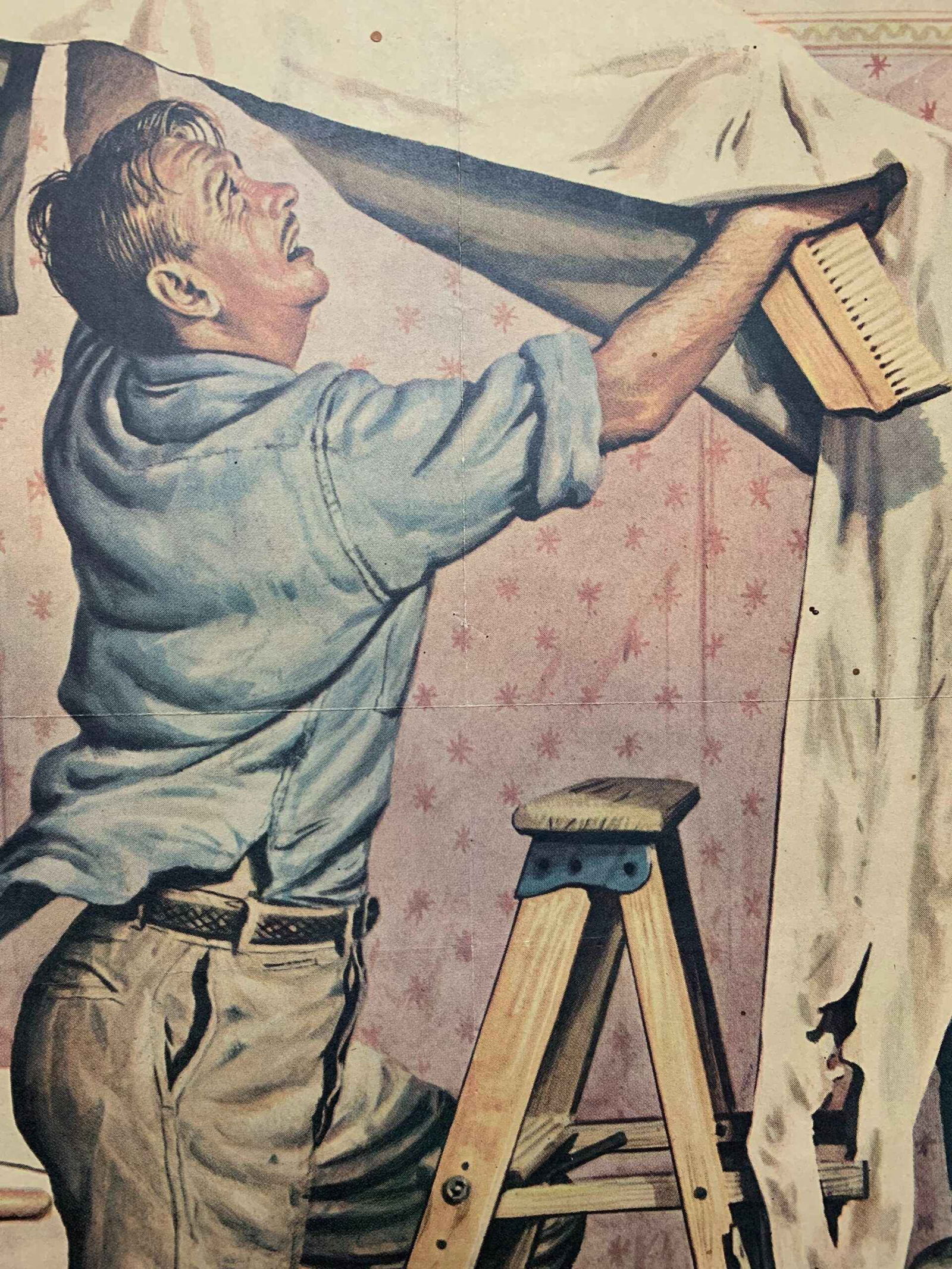 22x28 1949 Newstand Poster Saturday Evening Post - Art By Stevan Dohanos renegade Wallpaper - 4