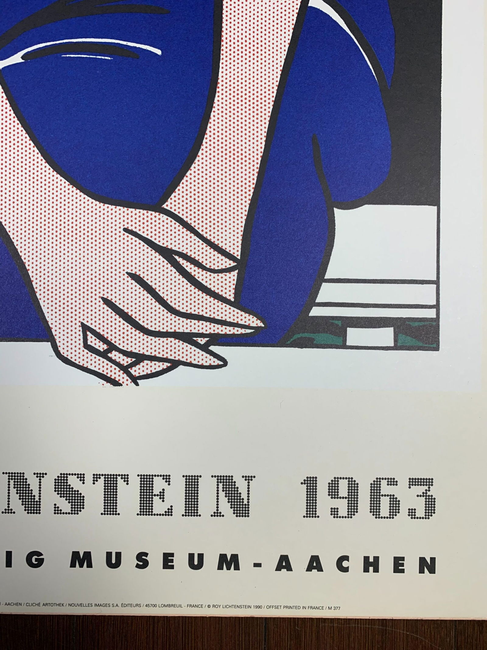 Lichtenstein - Ludwig Museum Aachen (1963) 27.625 X 39.375 US Advertising Poster - Issued Foam - 4