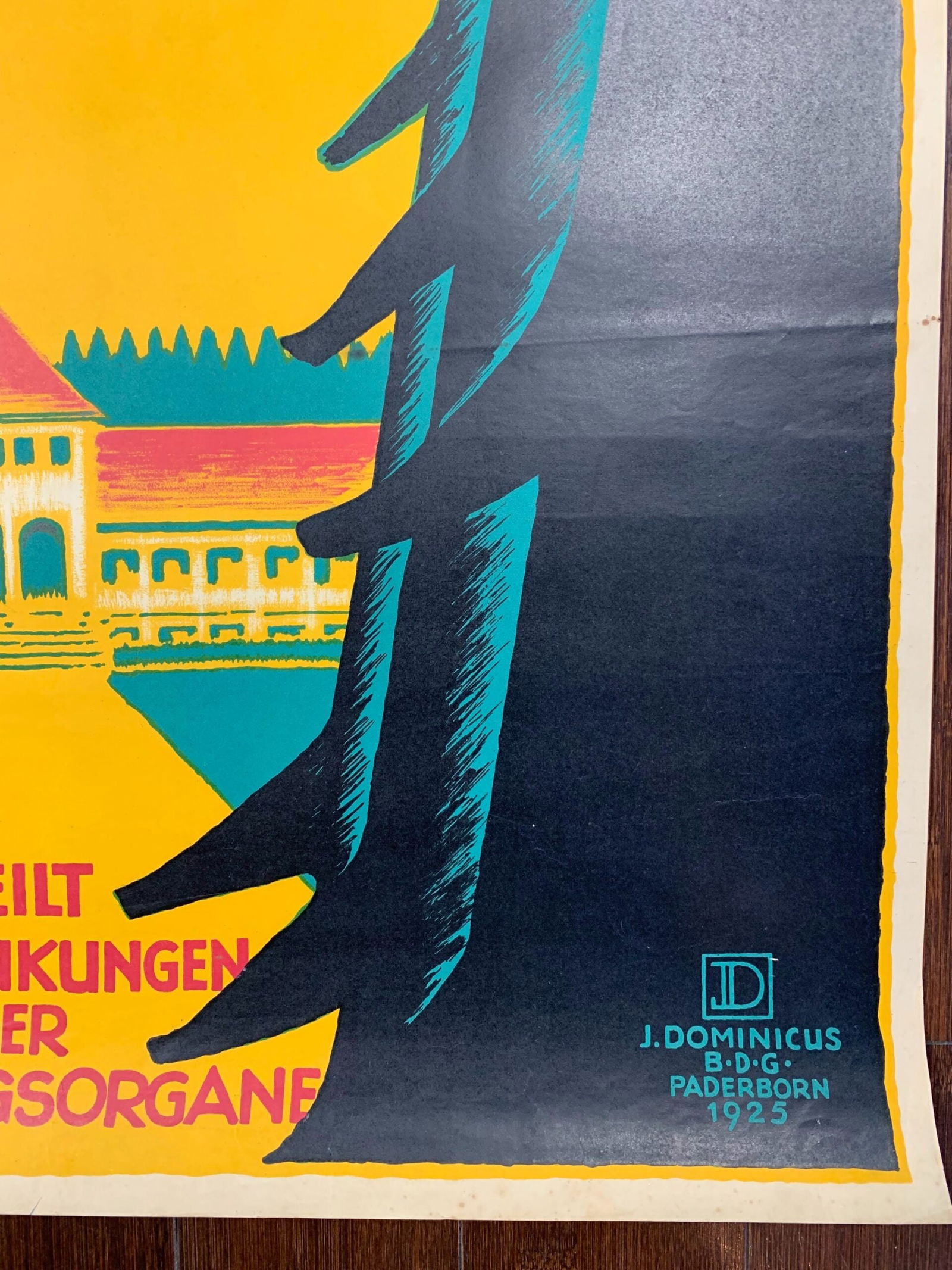 Kaiser Karls-Bad - Art By Josef Dominicus (1925) 23.625x36 German Travel Poster - 6