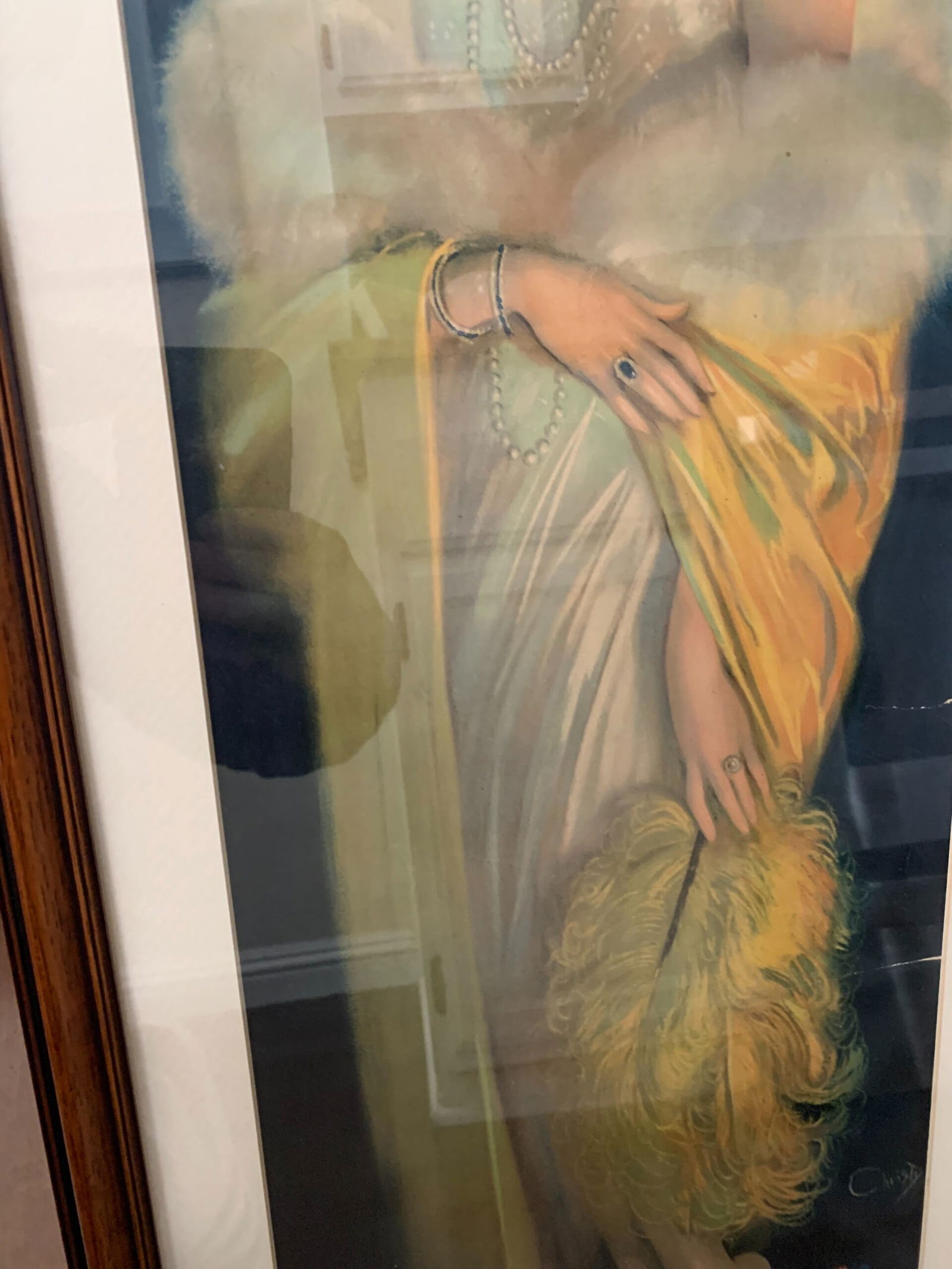 E.E. Kline Calendar - Art by Earl Christy (1926) 14.5 x 39 US - Framed - 3