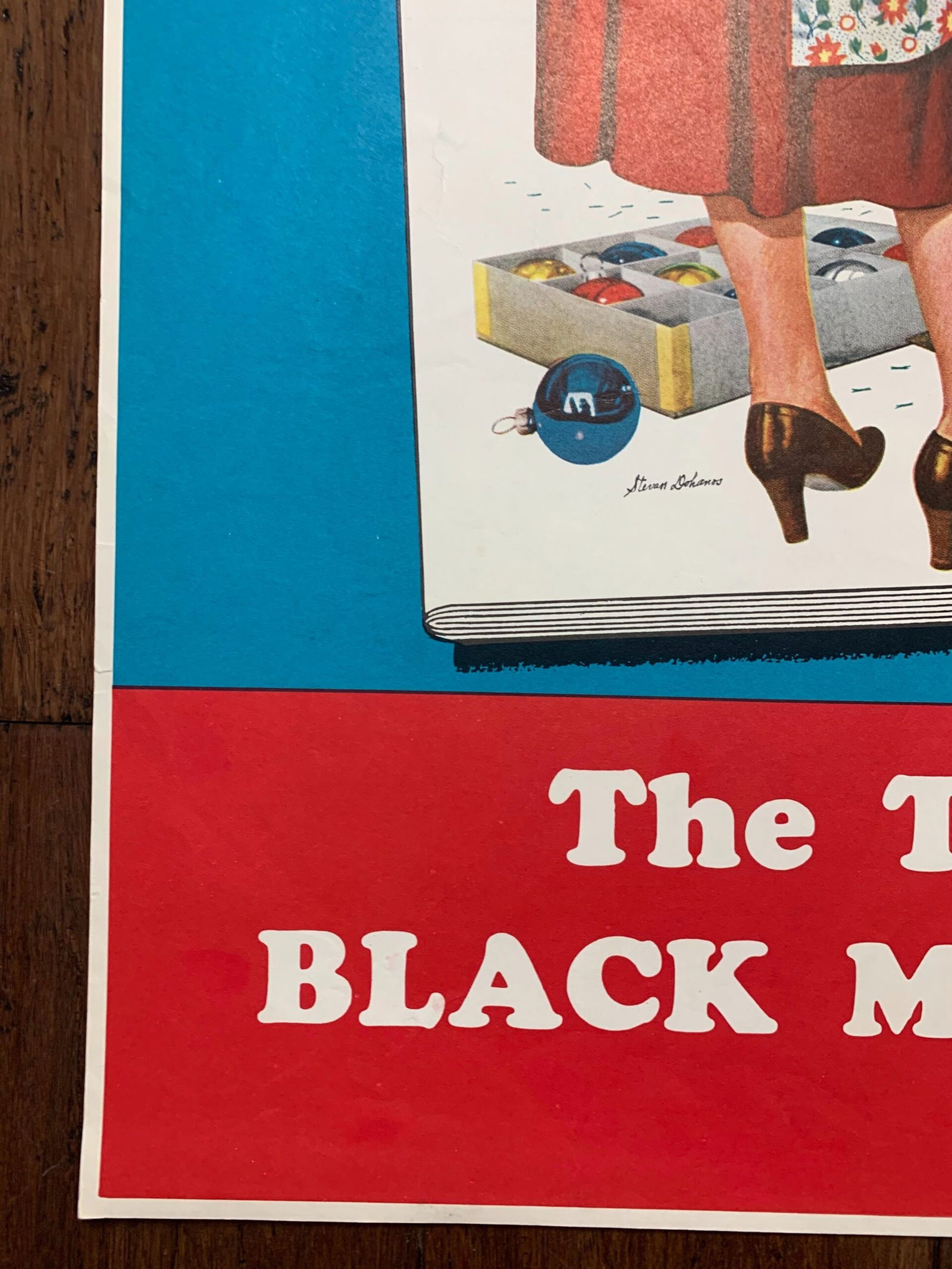 22x28 Newstand Poster Saturday Evening Post - Art By Stevan Dohanos centering The Christmas Tree - 3