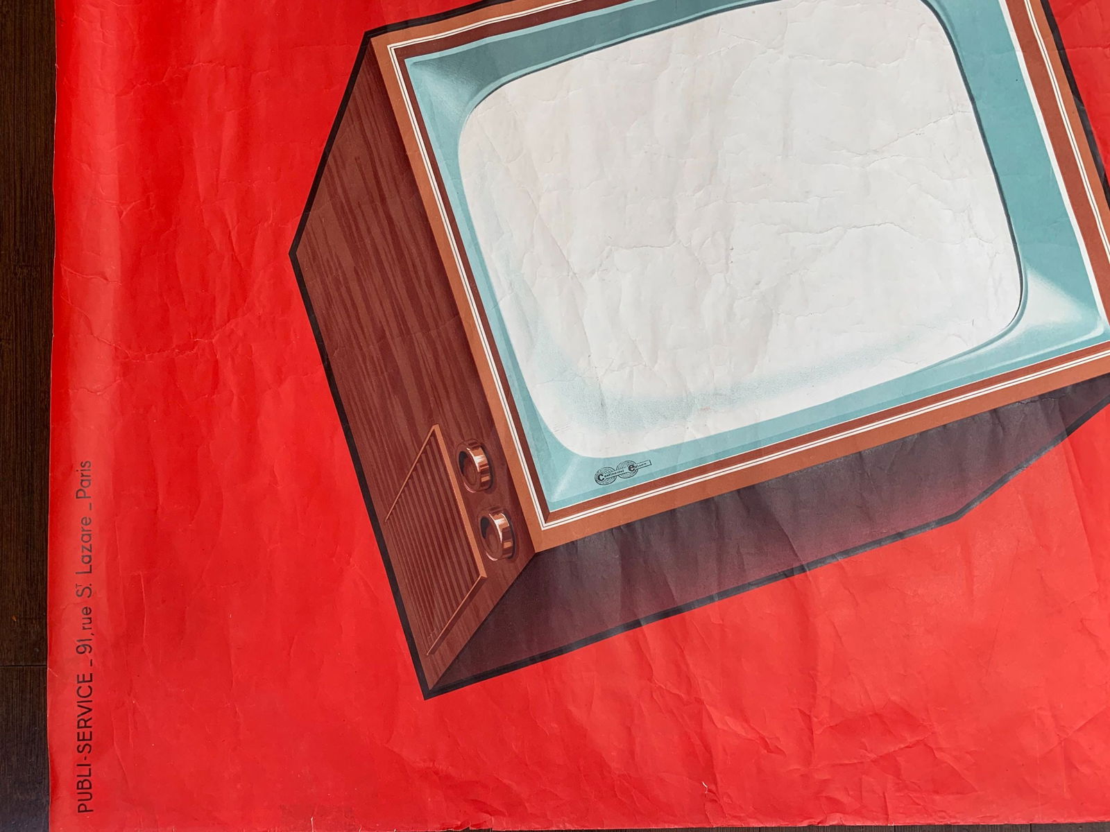 Continental Edison (1950's) 45.25 x 61.5 French Advertising Poster - 3