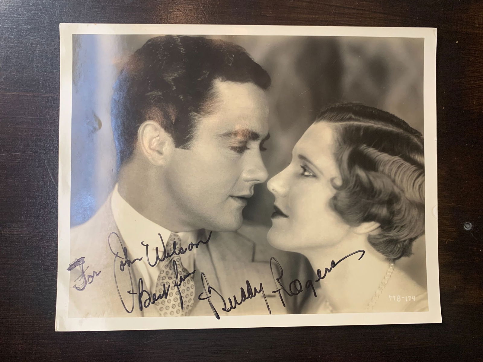 Buster Keaton, Hitchcock, Bette Davis, Buddy Rogers (1930's) (x4) 8x10 US Publicity Photos - 8