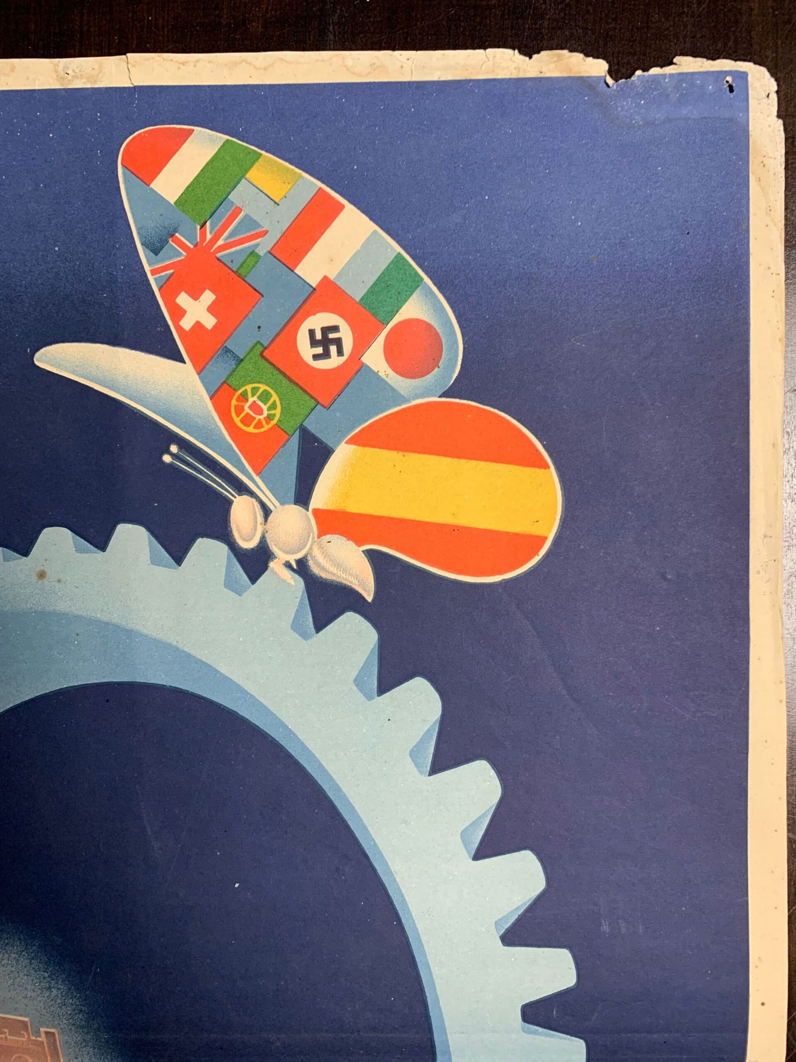 Valencia XXI Feria - Calandin (1943) 17 x 25 Spanish Trade Fair Poster - 2