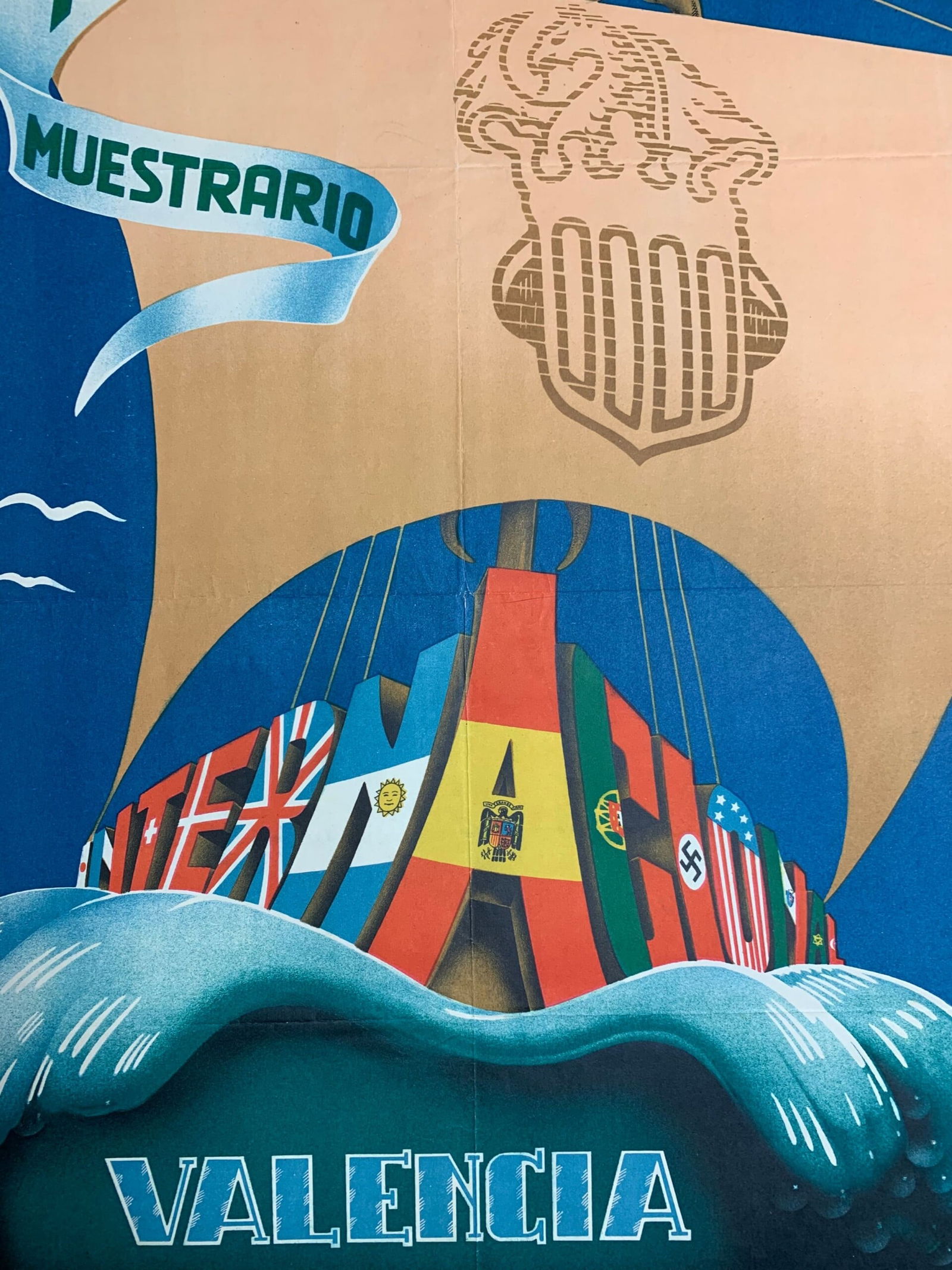 Valencia XXII Feria - Calandin (1944) 17 x 25 Spanish Trade Fair Poster - 6