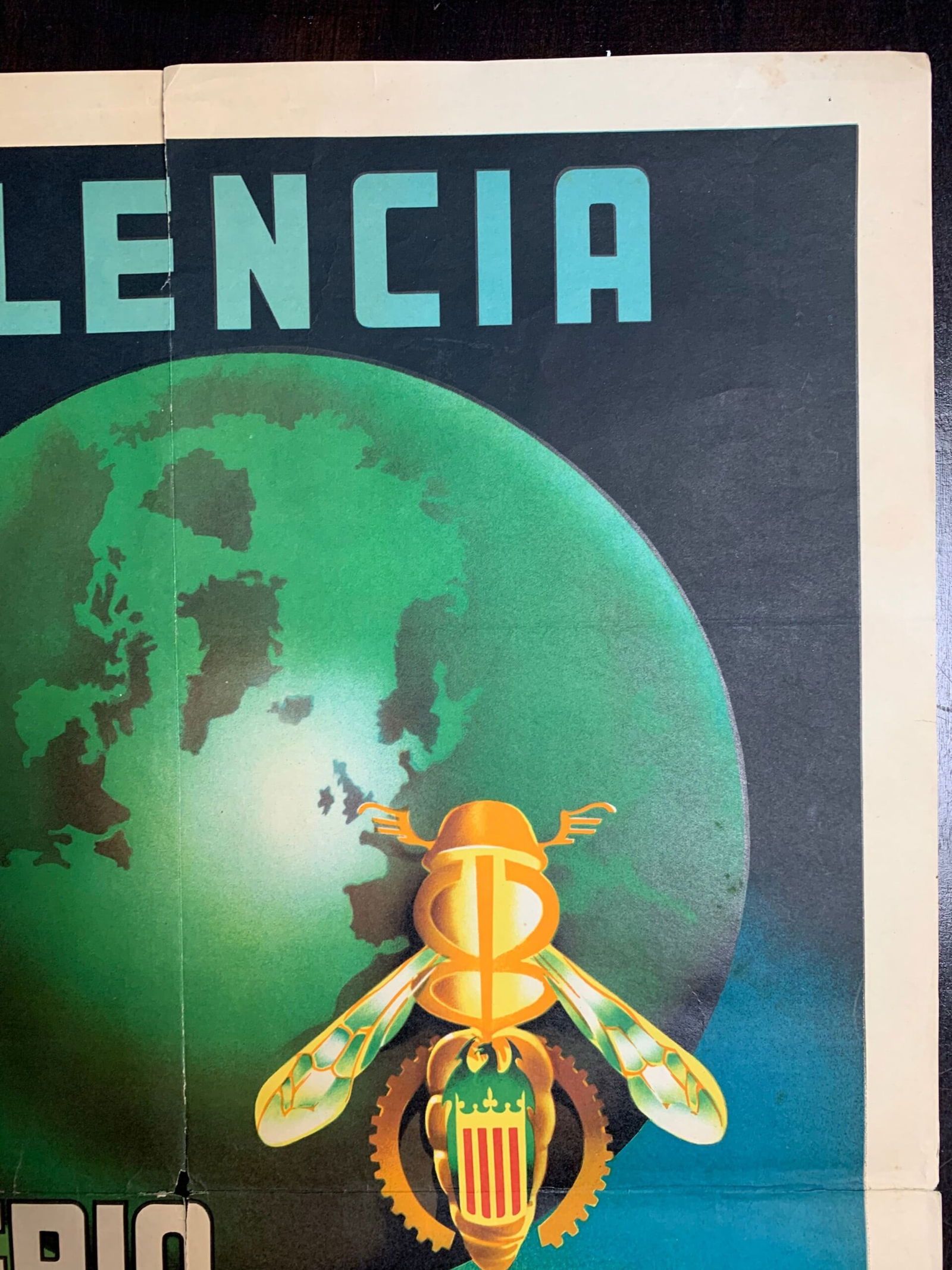 Valencia XXIII Feria - Vernia (1945) 17 x 25 Spanish Trade Fair Poster - 2
