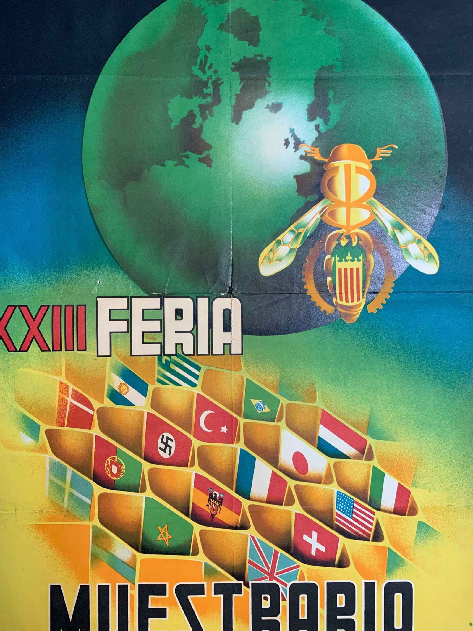 Valencia XXIII Feria - Vernia (1945) 17 x 25 Spanish Trade Fair Poster - 6