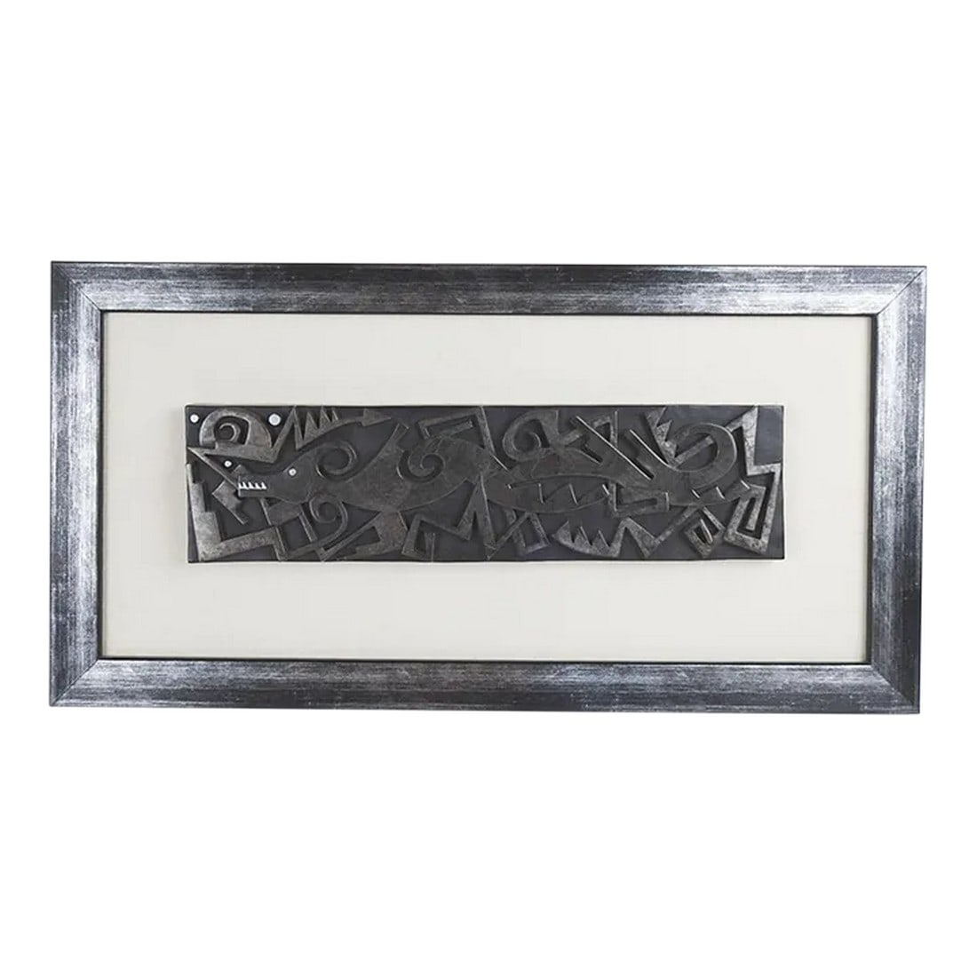 Contemporary Tammy Garcia Avanyu Bronze Sculpture: Circa 2005 bronze patinated sculpture plaque titled "Avanyu" By Tammy Garcia (b. 1969) Santa Clara Pueblo. Signed lower right edge, numbered 22/35. Tammy Garcia, renowned Pueblo potter and sculptor