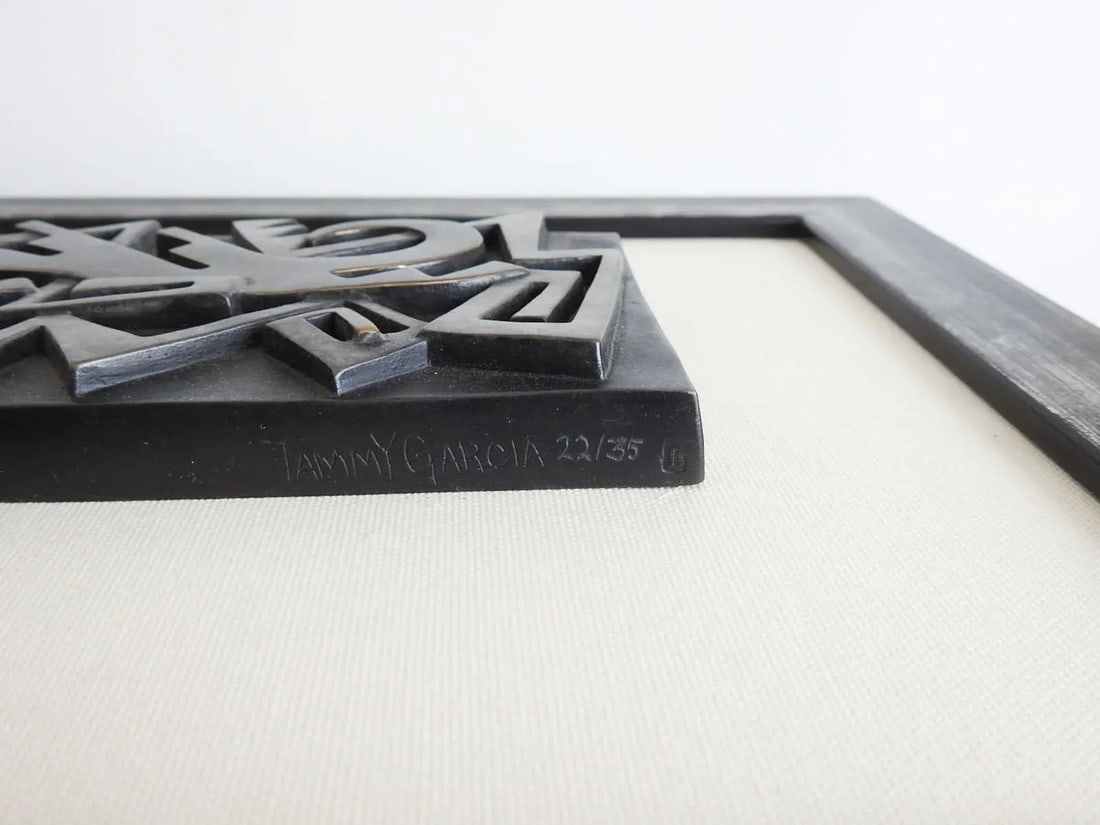 Contemporary Tammy Garcia Avanyu Bronze Sculpture - 3