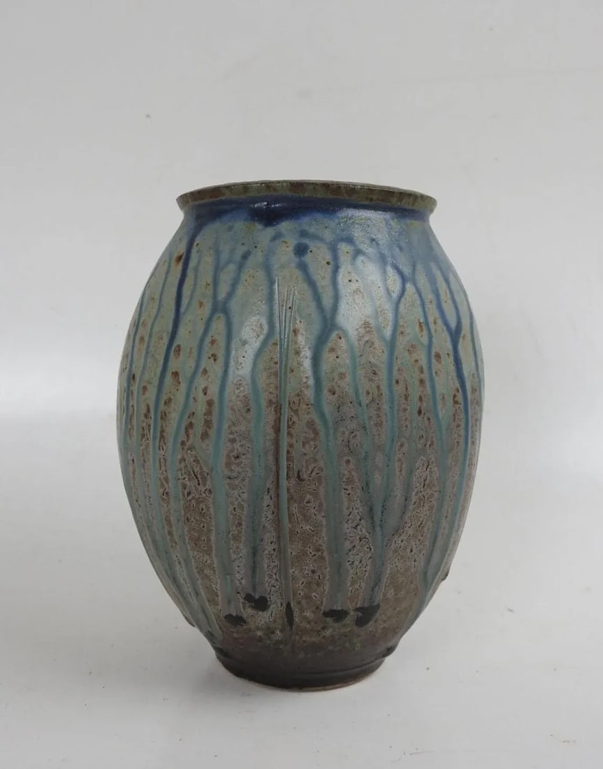 Contemporary Richard Aerni Stoneware Studio Pottery Vase - 2