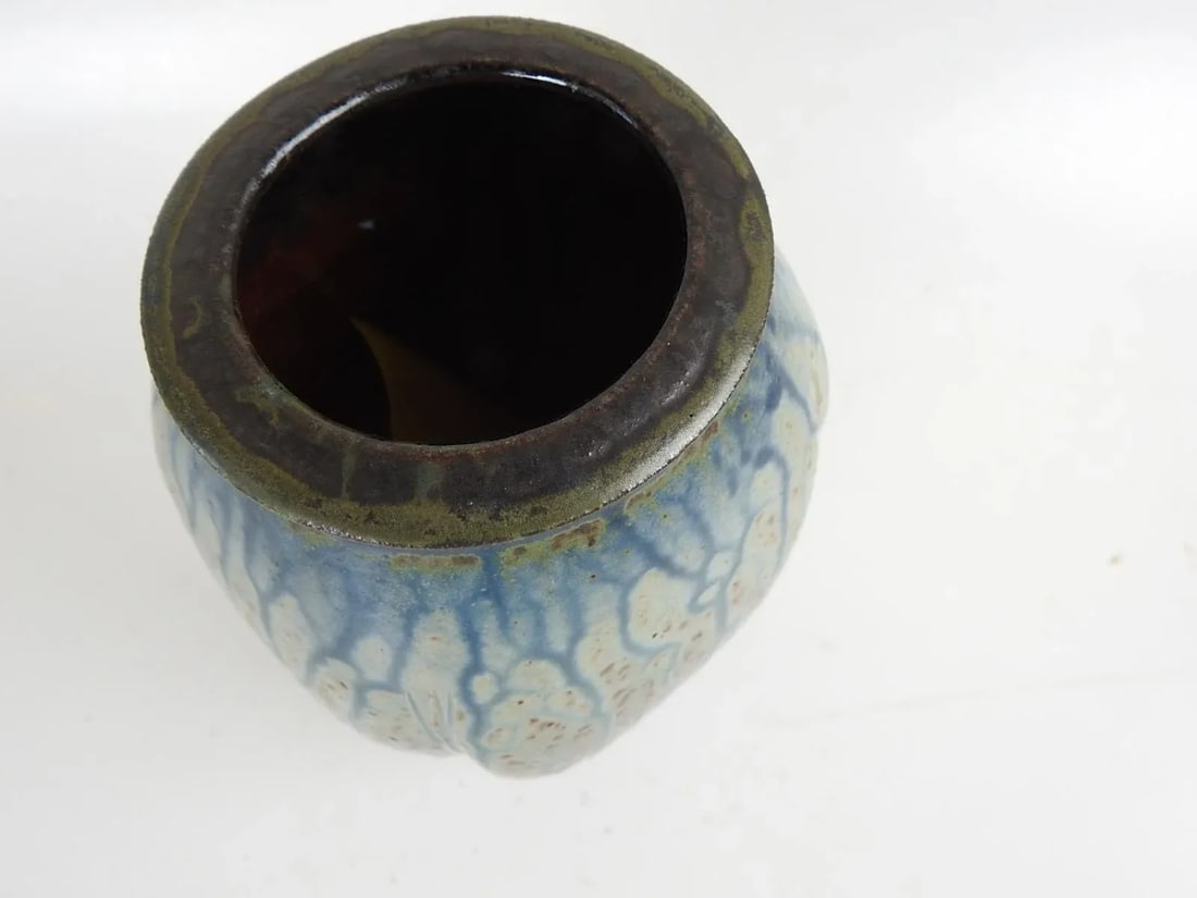 Contemporary Richard Aerni Stoneware Studio Pottery Vase - 5
