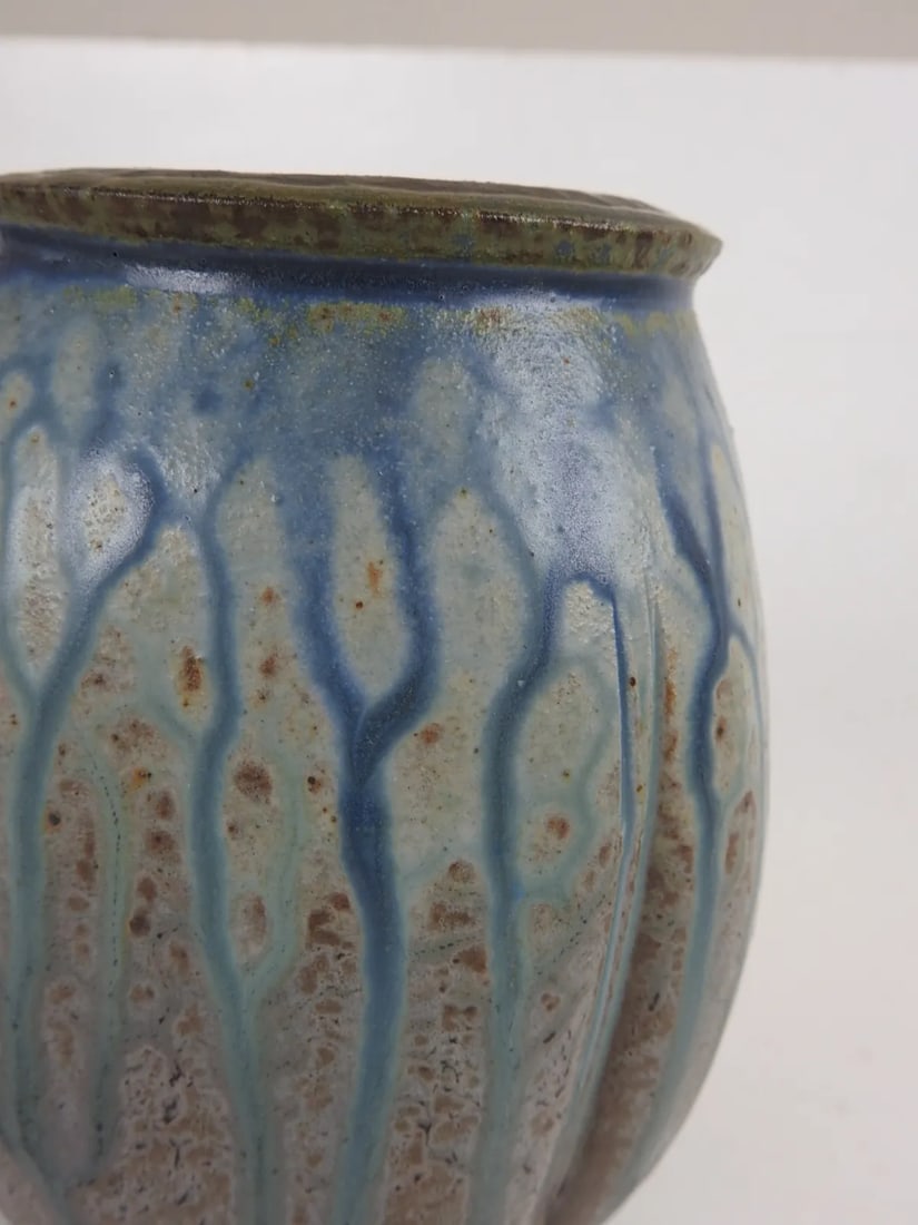 Contemporary Richard Aerni Stoneware Studio Pottery Vase - 6