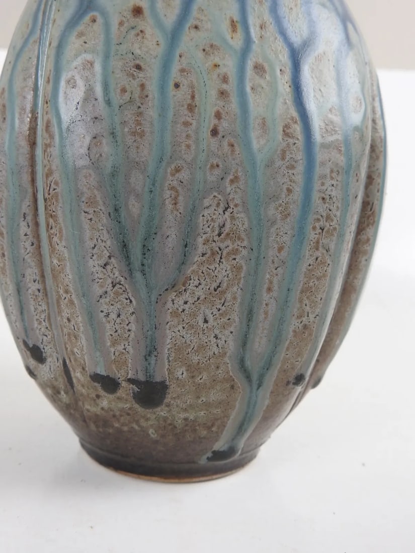 Contemporary Richard Aerni Stoneware Studio Pottery Vase - 7