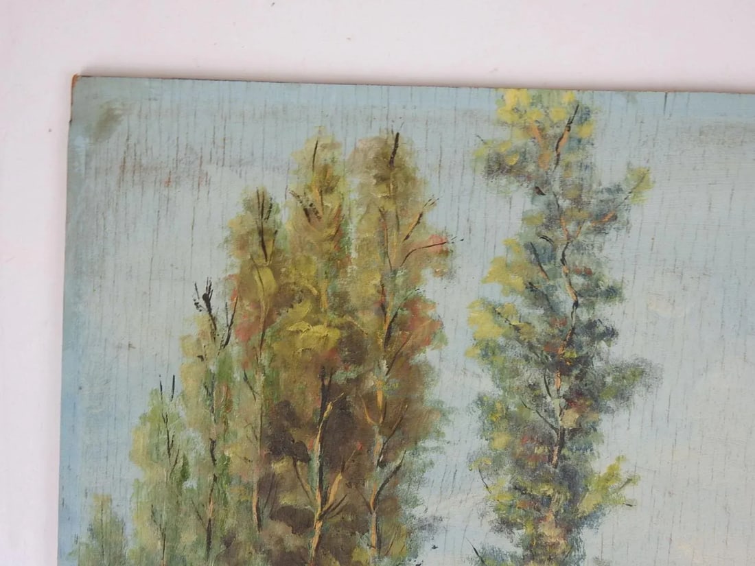 Vintage Continental Impressionist Landscape Painting - 4
