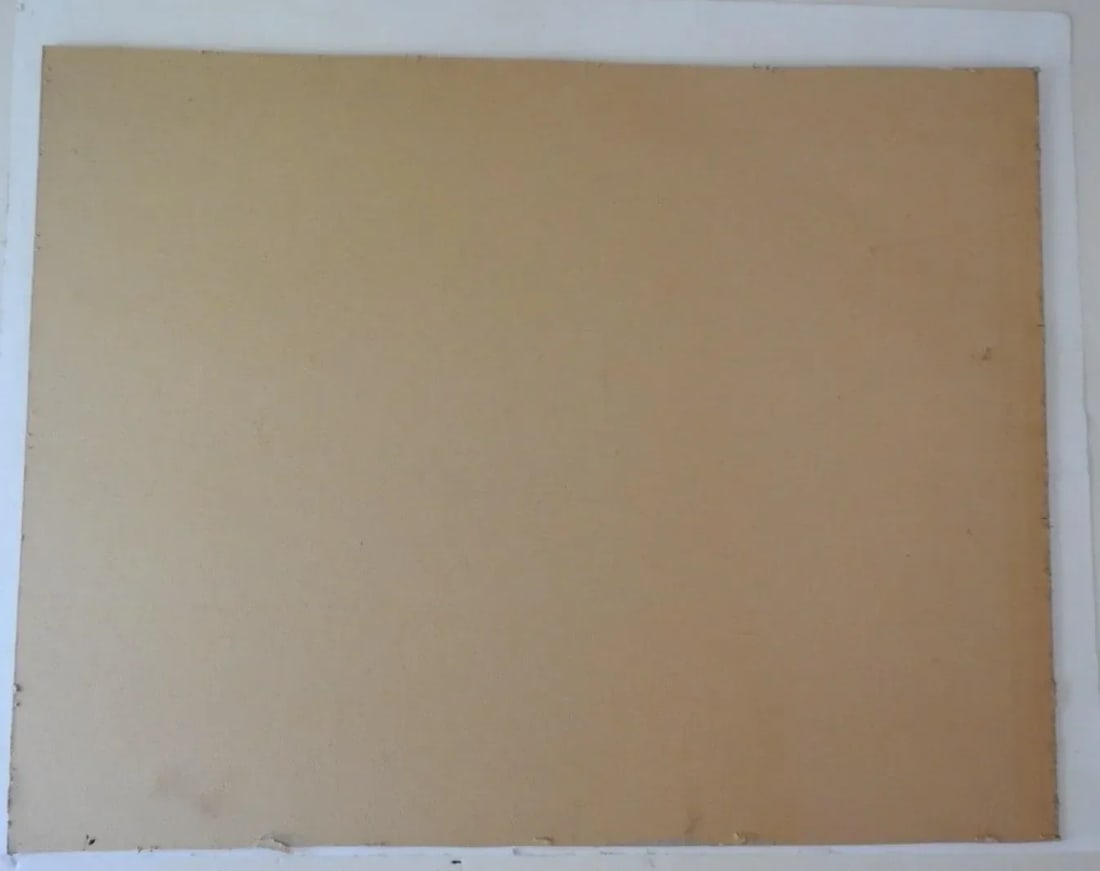 Vintage Mid 20th Century Portrait of Girl in Blue Dress Painting - 5