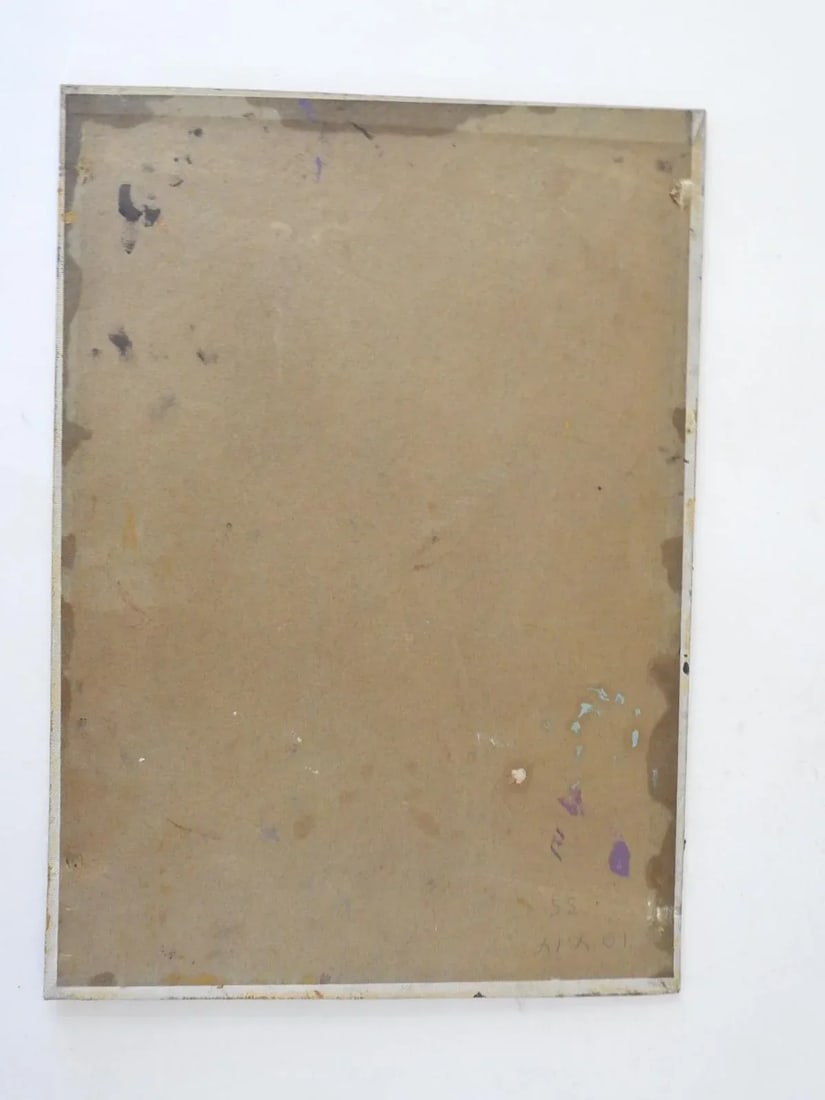 Mid 20th Century Absract Mixed Media Collage Portrait Painting - 6