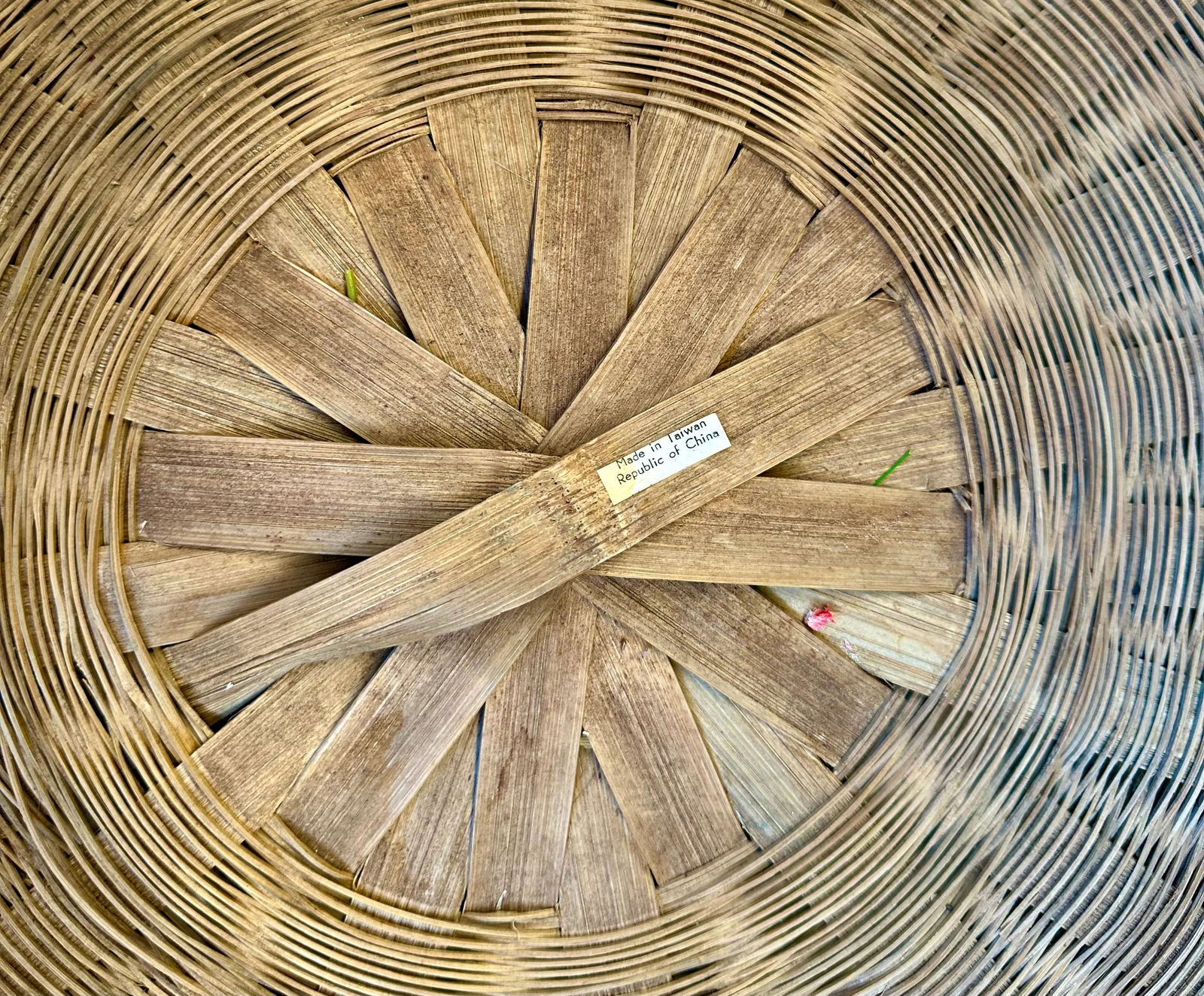 Vintage Chinese Three Tier Wood Woven Wedding Storage Basket - 7