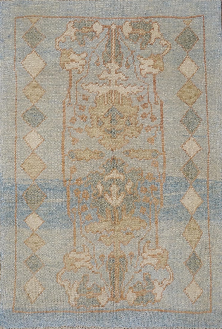 Turkish Oushak Area Rug - 3"8" × 5"4" (1 of 6)