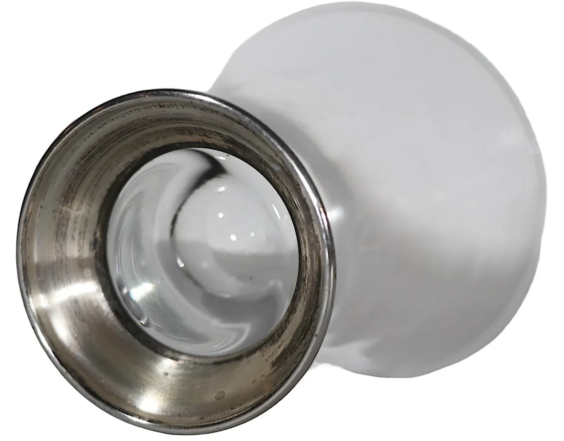 8 Pc. Wallace Sterling and Glass Mid Century Cocktail Pitcher Set - 11