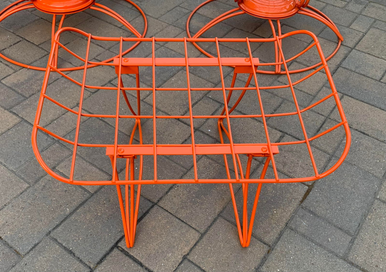 Homecrest Rocker Swivel Patio Chairs and Ottoman-Set of 3 - 2