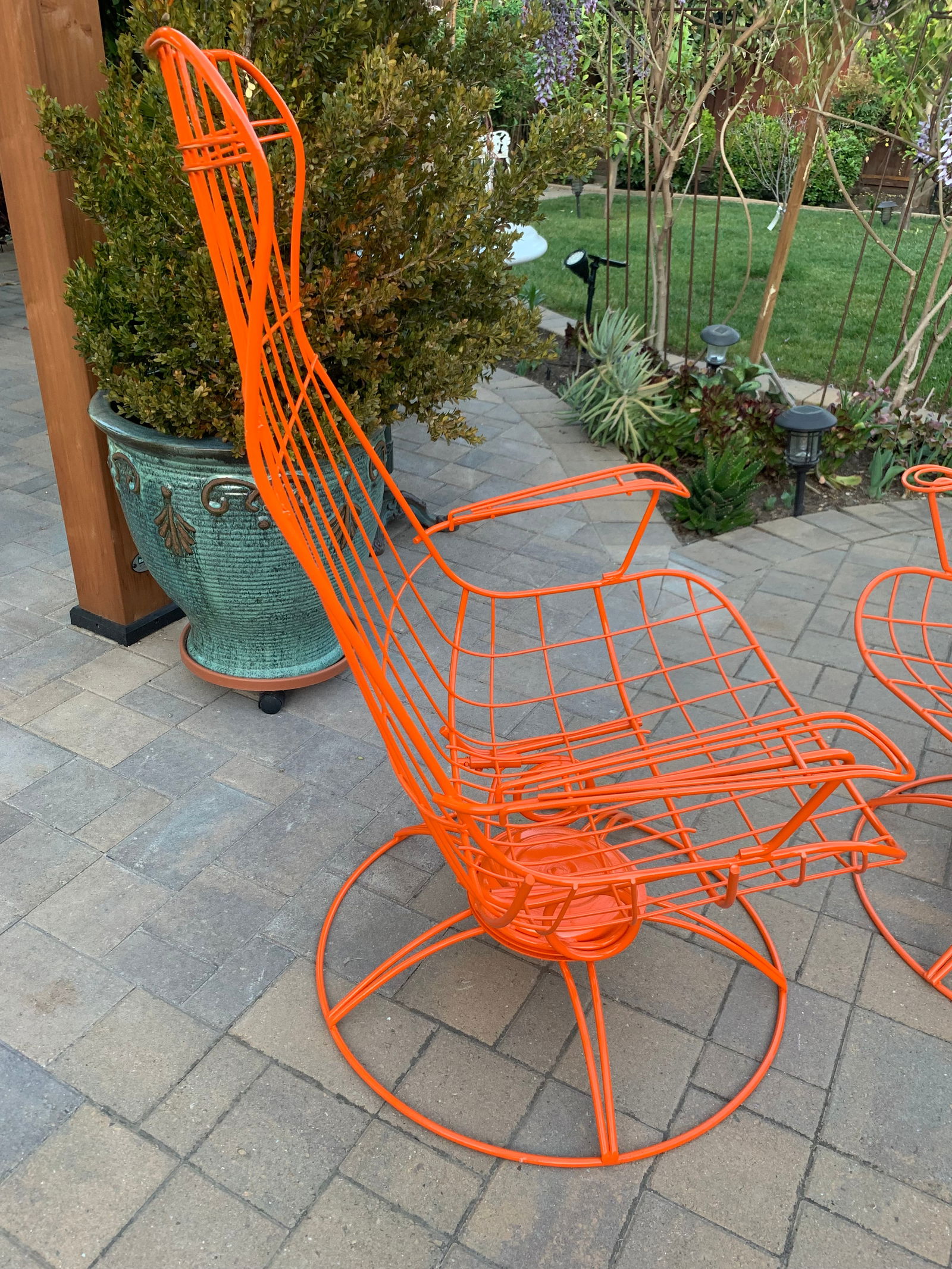 Homecrest Rocker Swivel Patio Chairs and Ottoman-Set of 3 - 6