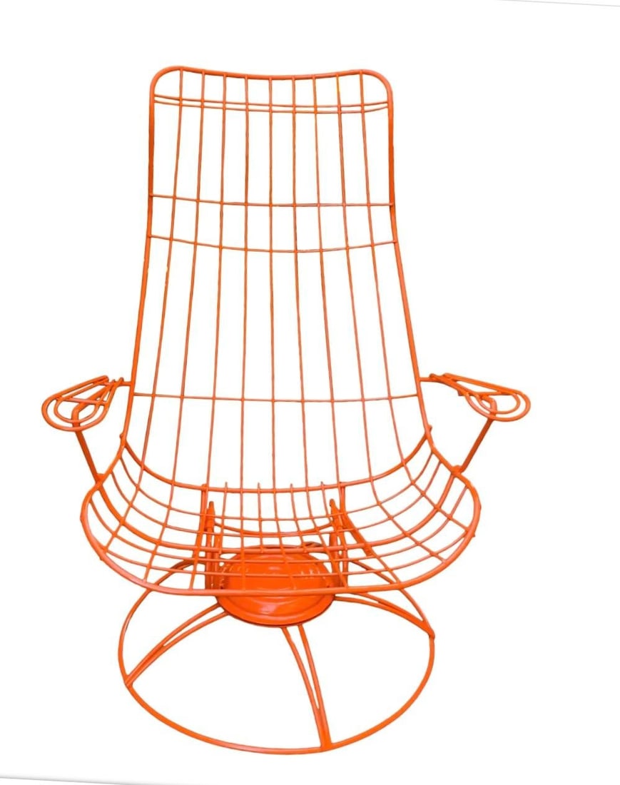 Homecrest Rocker Swivel Patio Chairs and Ottoman-Set of 3 - 8