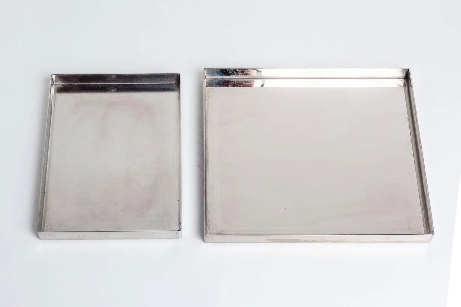 Phillipe Starck Custom Stainless Steel Dishes, Set of Thirty-Eight - 5