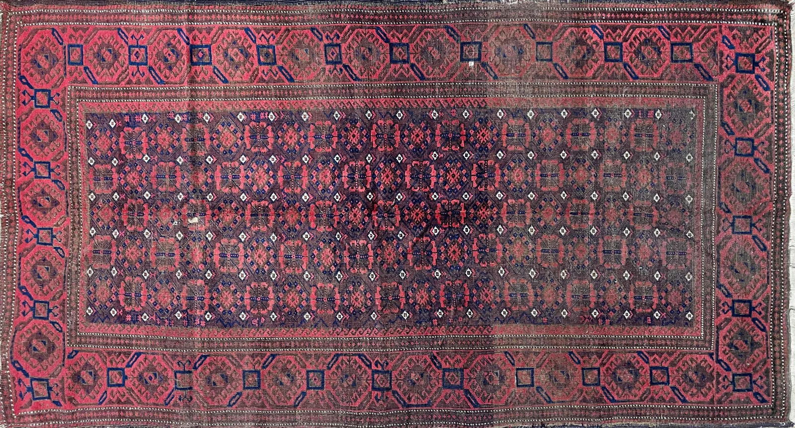 Antique Belouch Turkoman Rug, C-1900's,As Is - 2