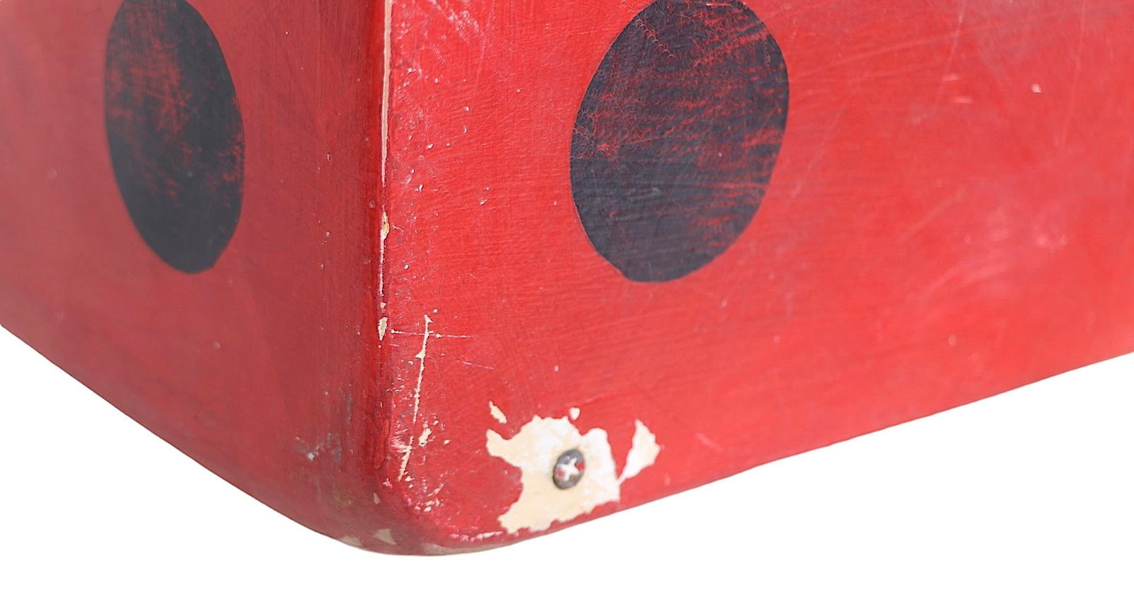 Folk Art Carnaval Dice Side Tables or Decorative Sculptural Items C 1960/80's - 12