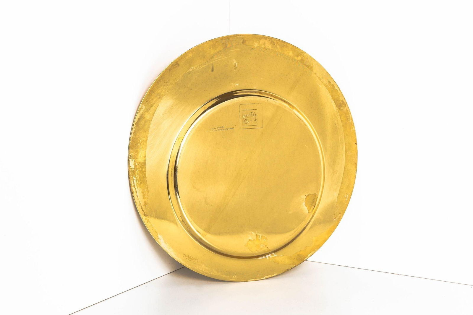 1970s Gio Ponti Brass Plate by Cleto Munari - 4