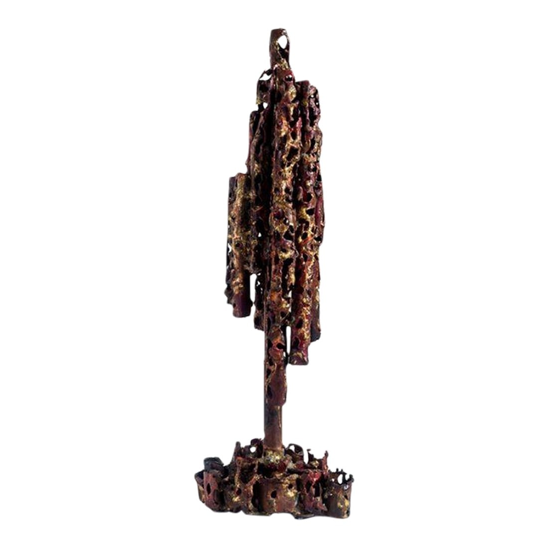 1960s Marcello Fantoni Sculpture: Marcello Fantoni, Untitled, Copper and Steel, 1960 Condition: Alterations: Original Condition Unaltered Imperfections: Some Imperfections Condition Notes: Very good vintage condition. Dimensions: Heig