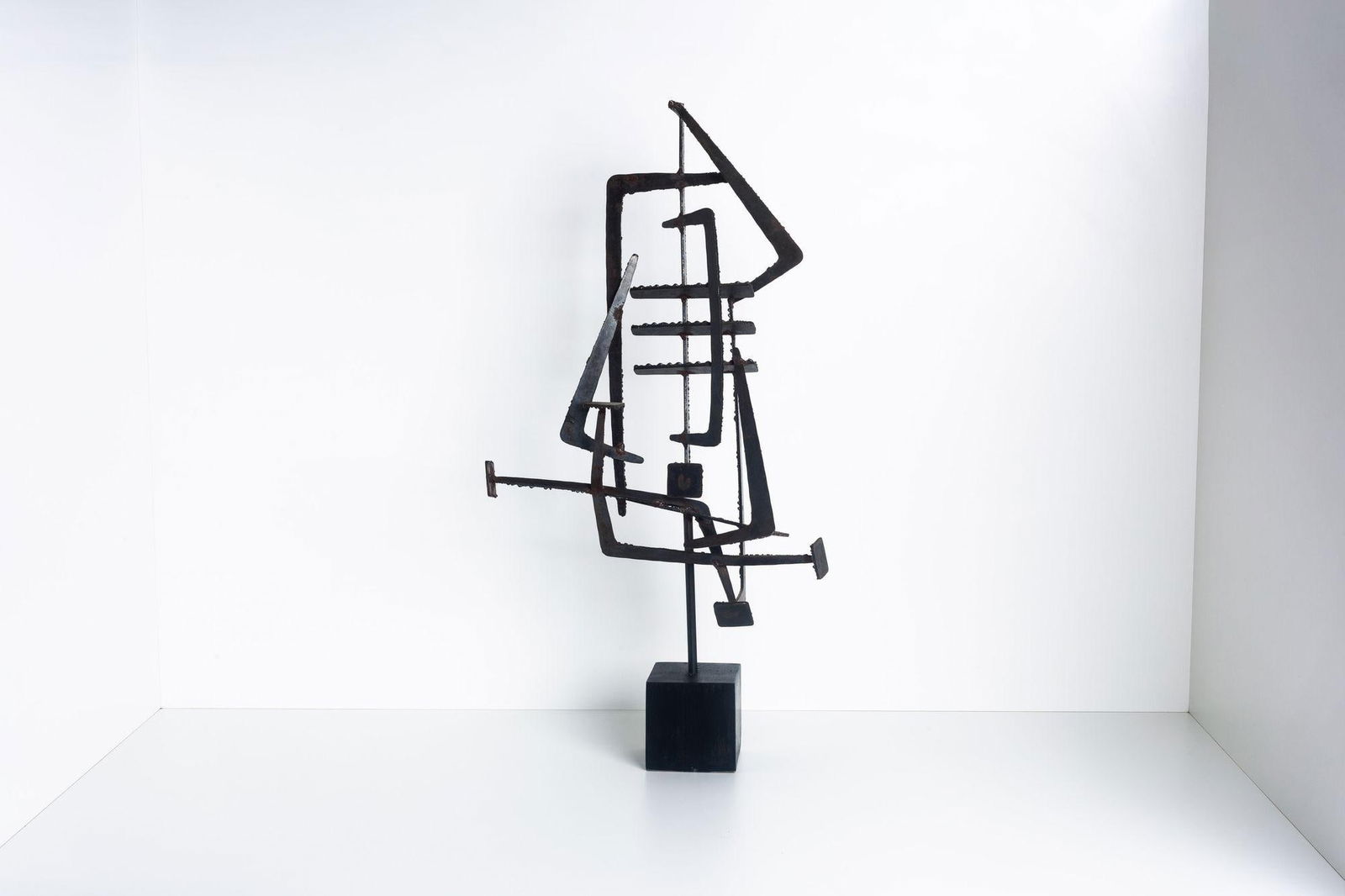 1950s Studio Forged Metal Sculpture - 3